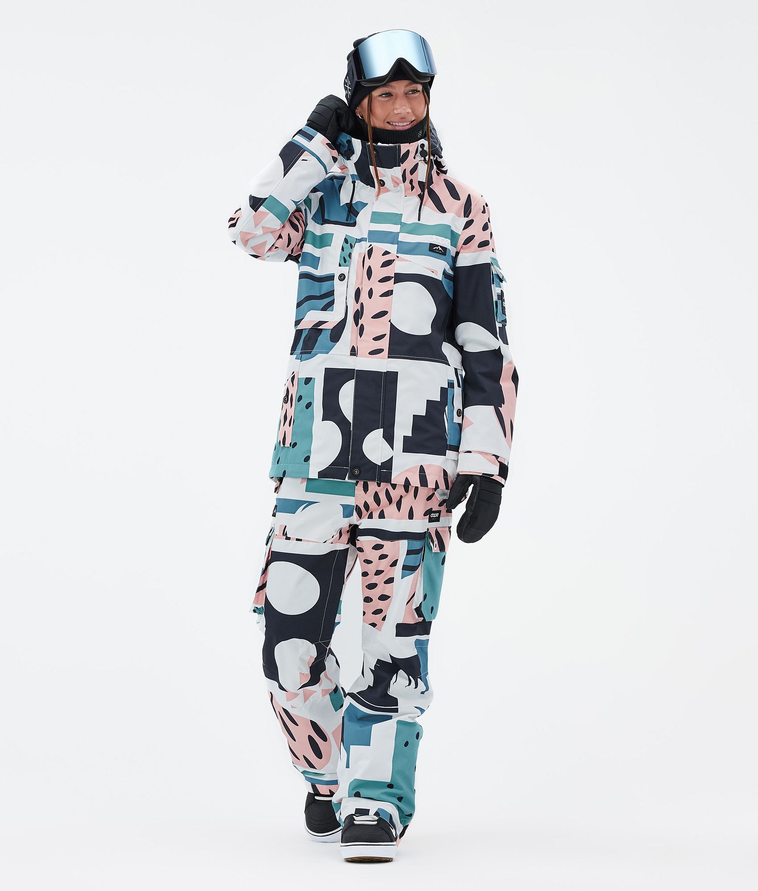 Pantalons de snowboard Dope Iconic W Melon pour femme