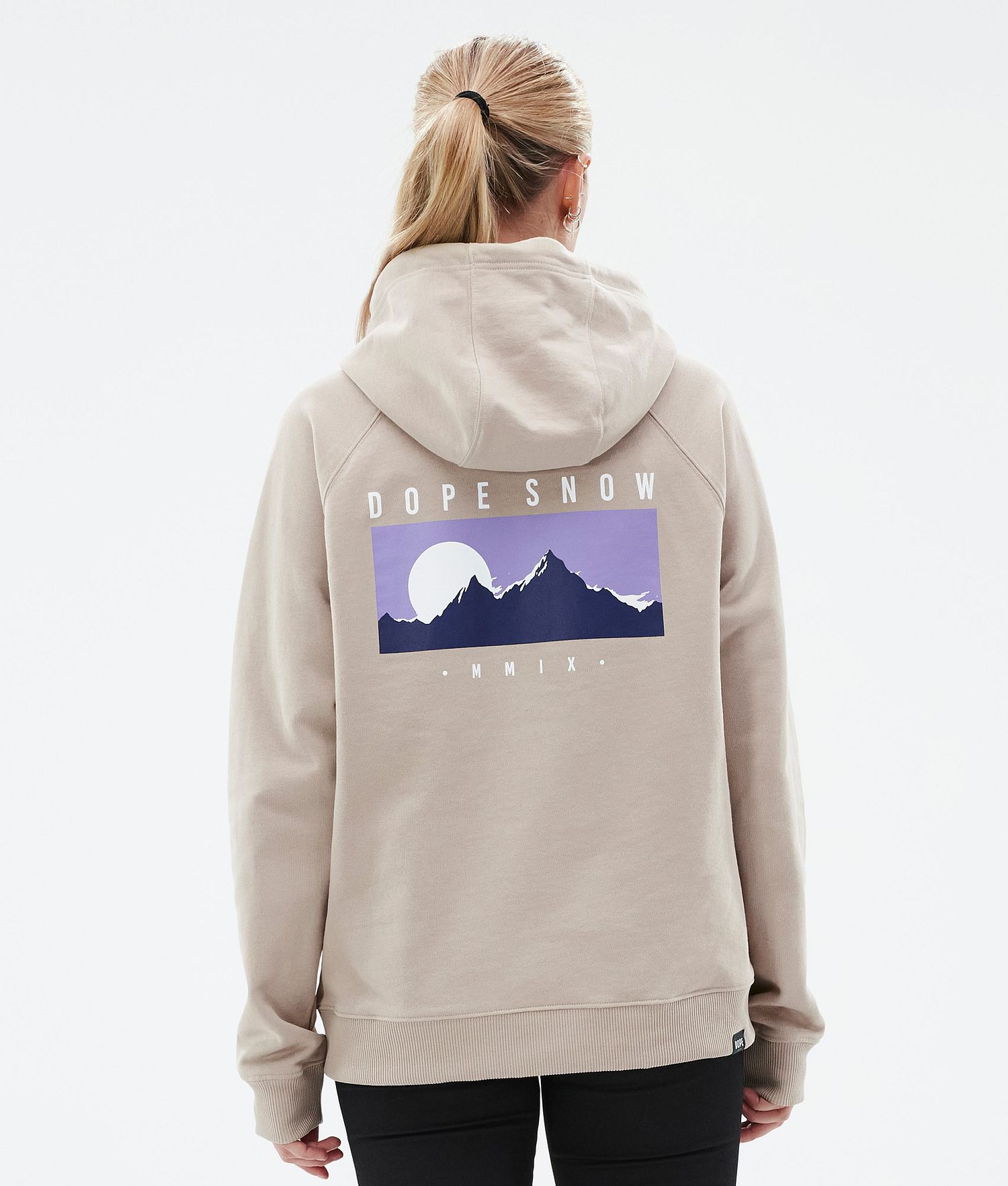 Dope Common W Hoodie Femme Silhouette Sand