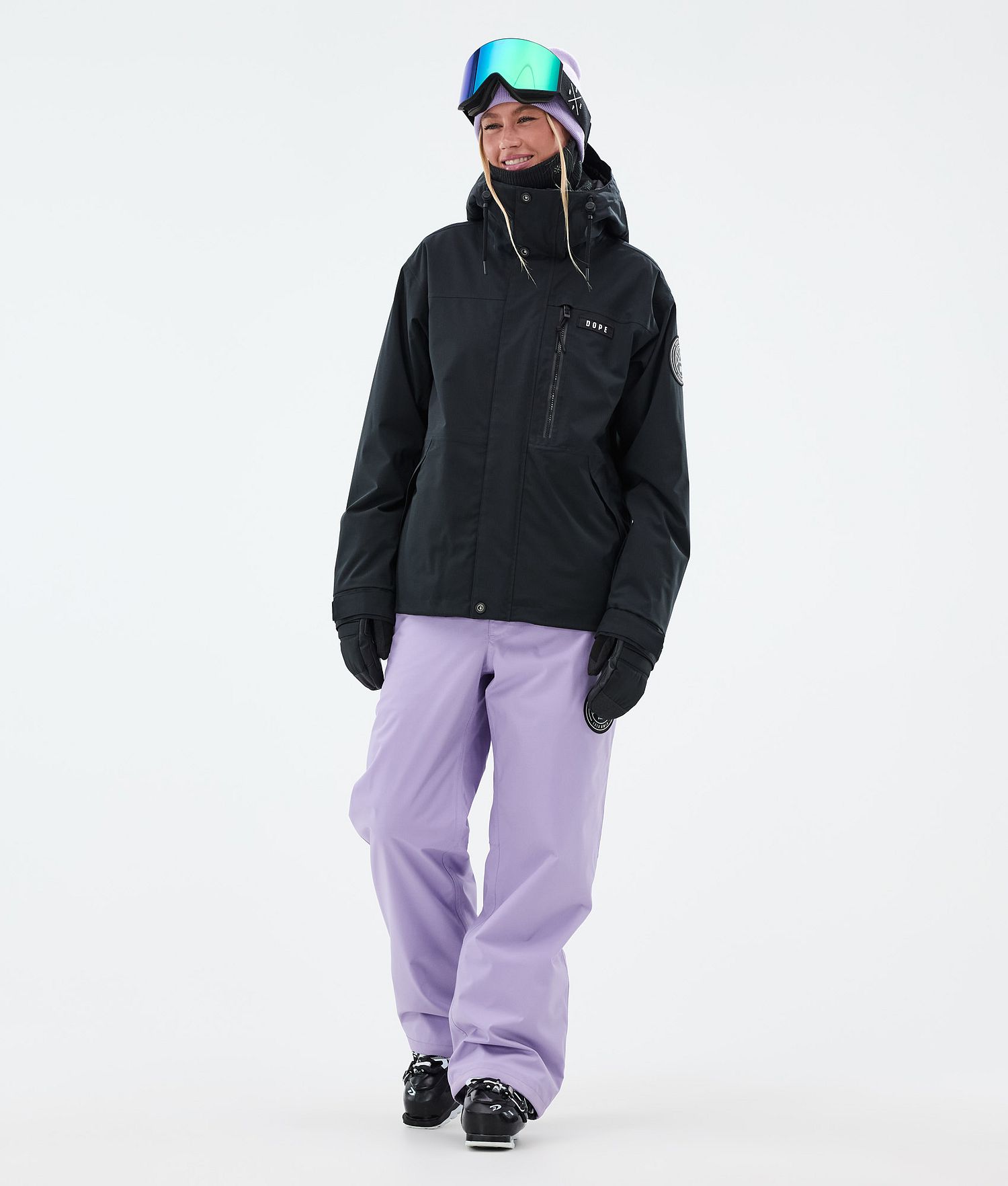 Dope Blizzard W Full Zip Ski Jacket Femme Noir