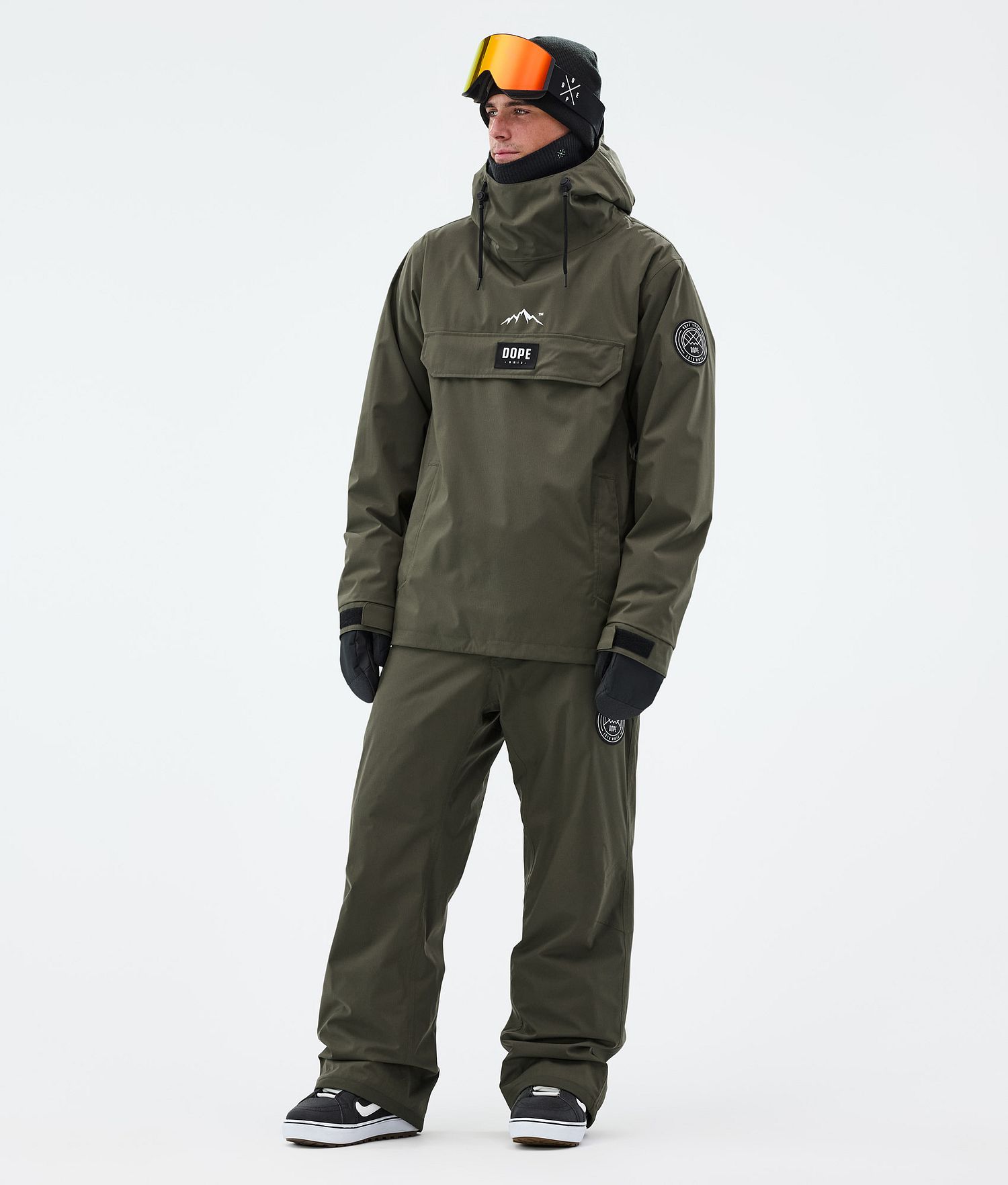 Pantalons de snowboard Dope Blizzard Homme Olive Vert