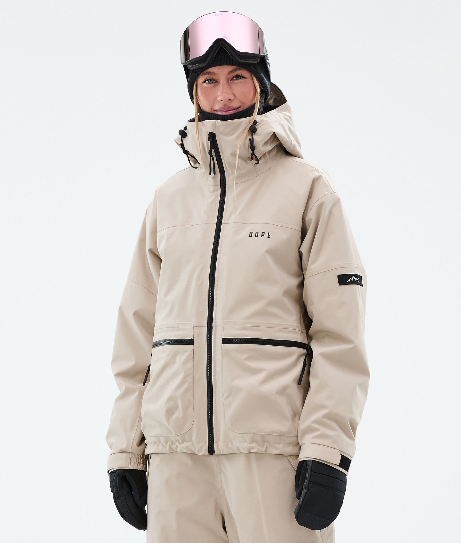 Dope Vertex W Snowboard Jacket Femme Sable