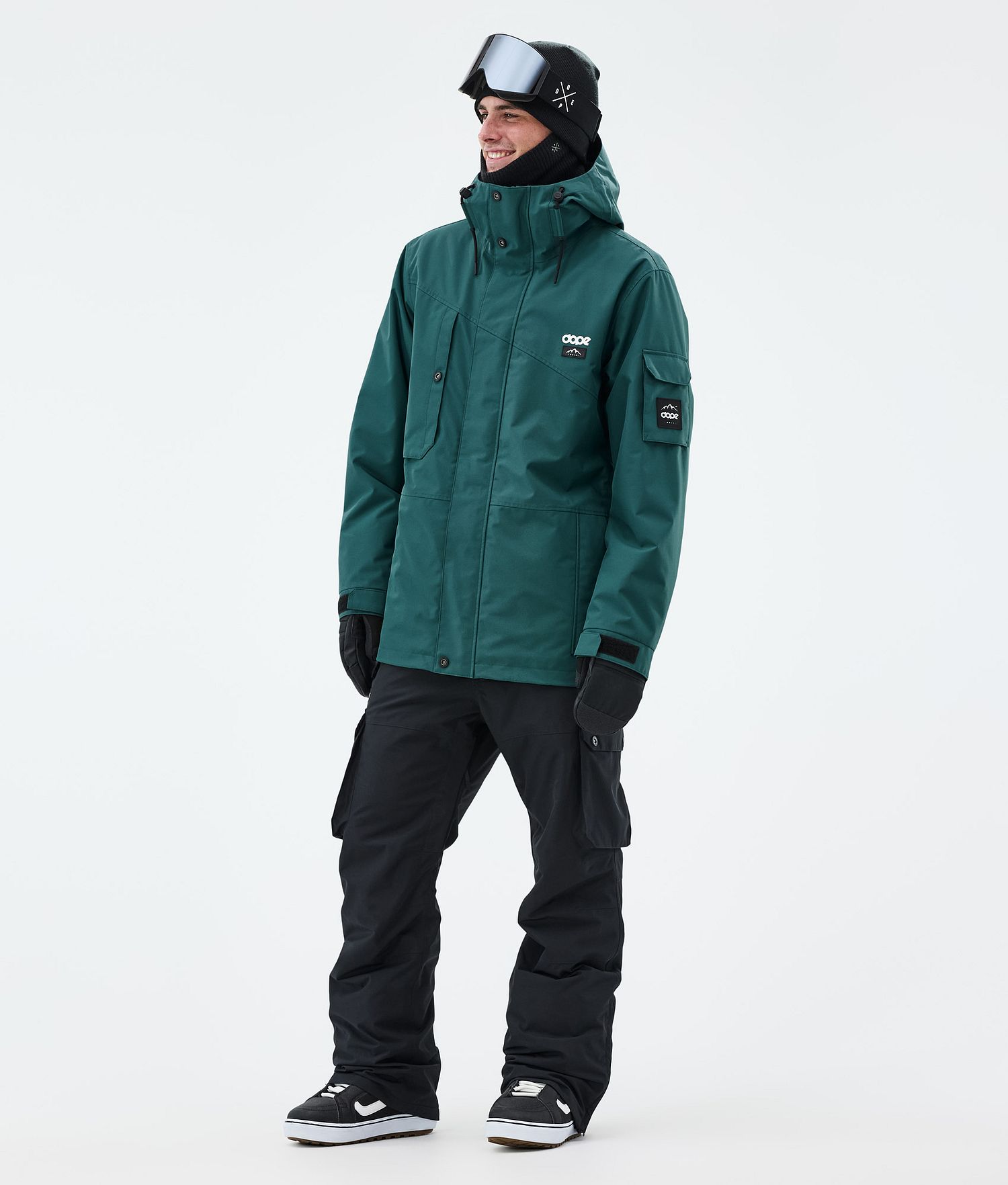 Dope Adept Snowboard Jacket Homme Vert Bouteille