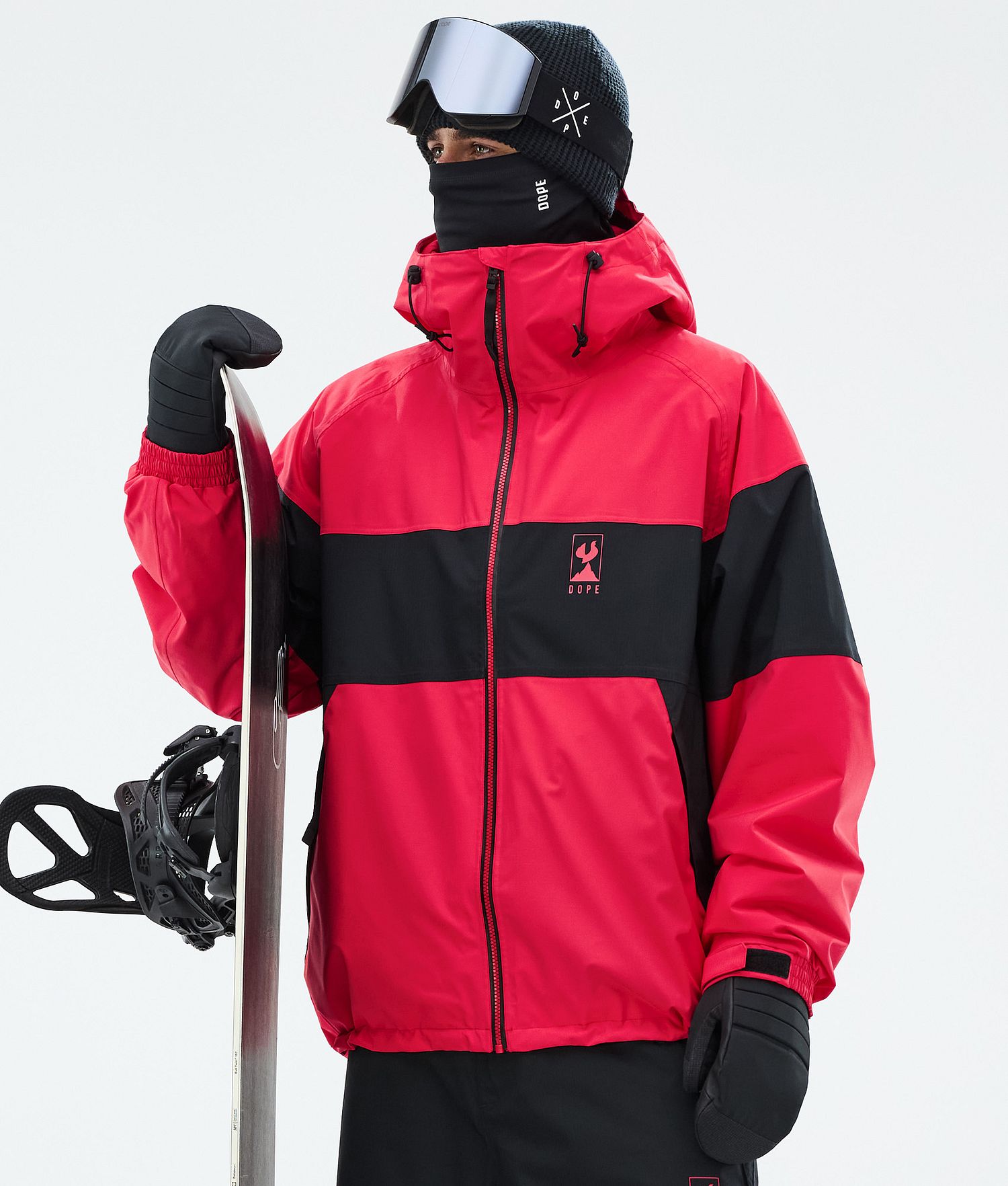 Dope JT Spartan Snowboard Jacket Homme Rouge/Noir