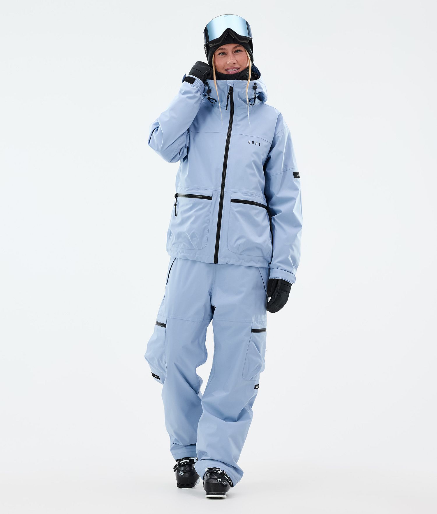 Dope Vertex W Ski Jacket Femme Bleu Clair