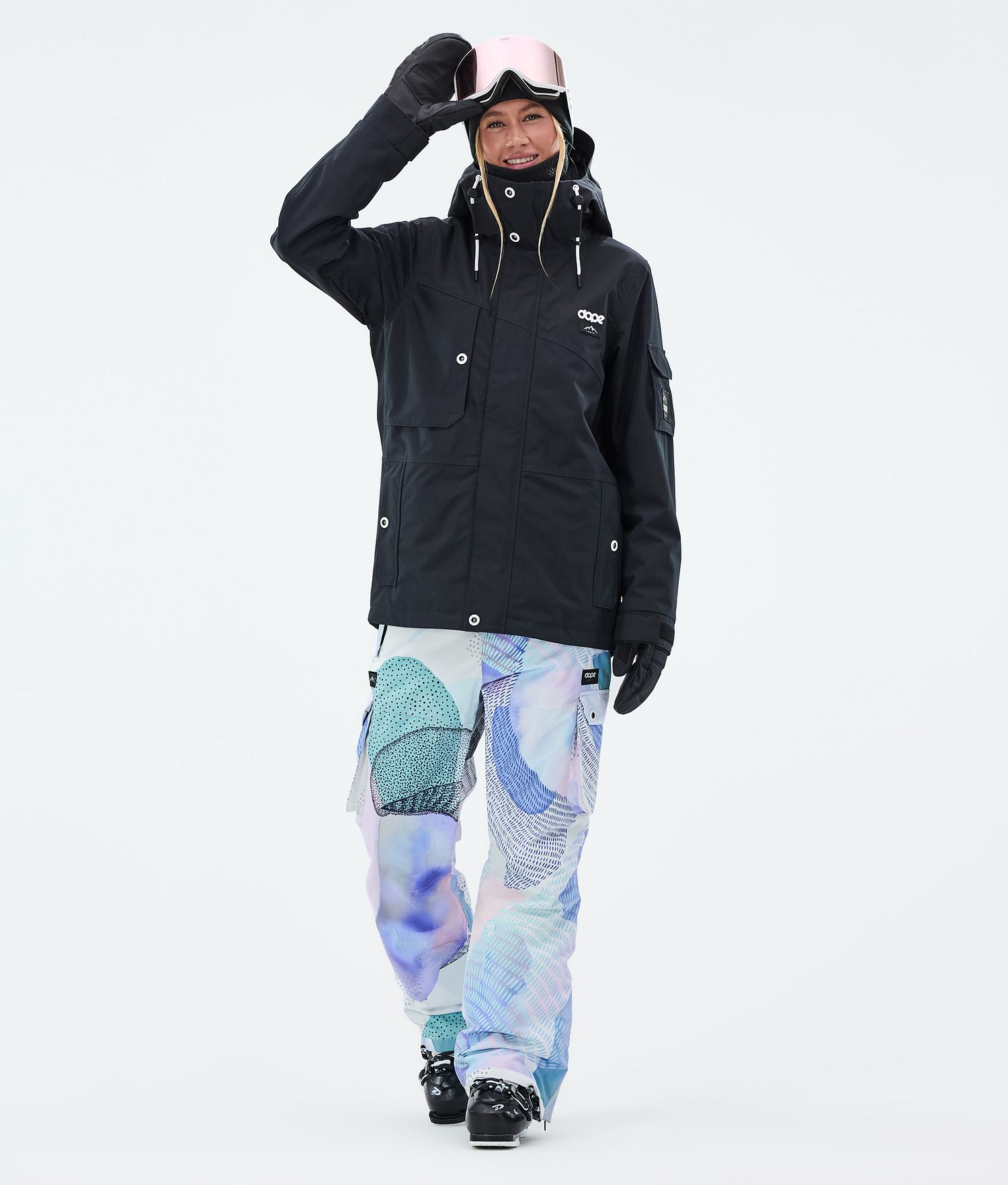Pantalons de ski Dope Iconic W Femme Mist