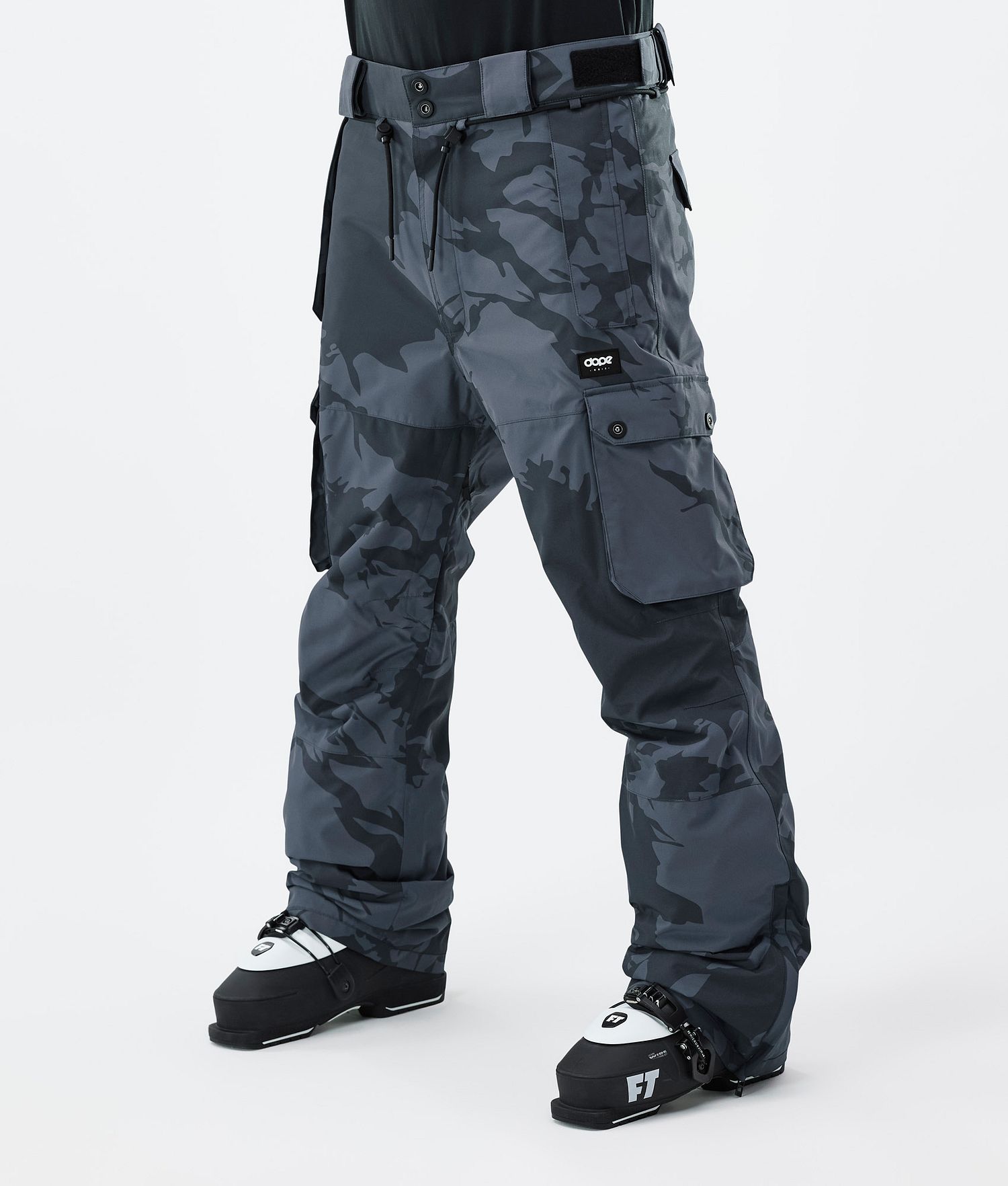Pantalons de ski masculins Dope Iconic Metal Blue Camo