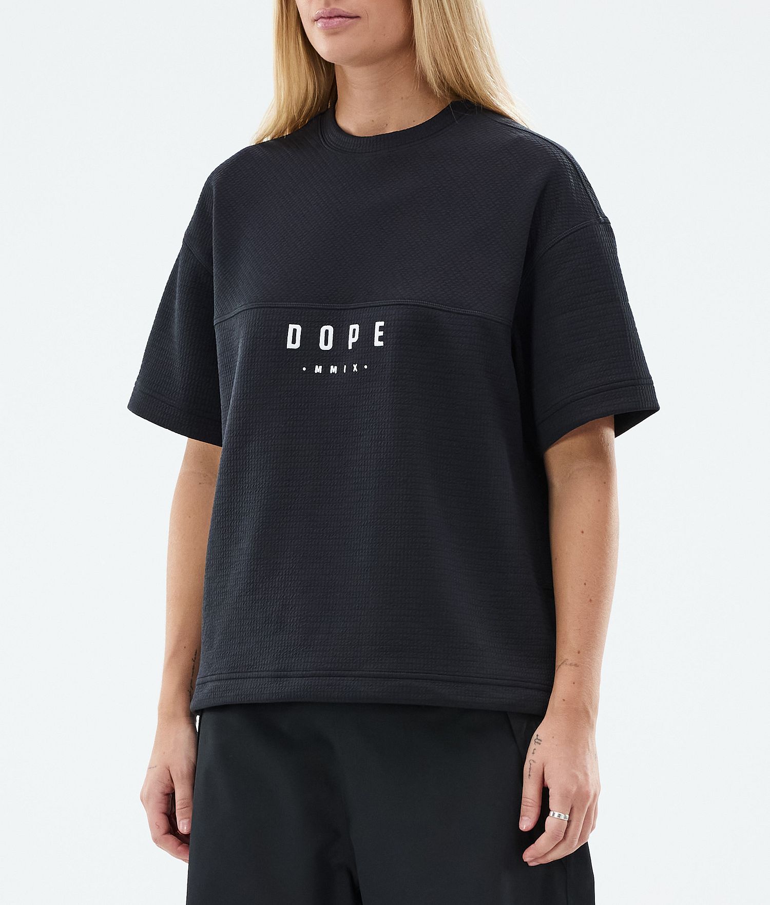 T-shirt femme midlayer Dope Forge W Noir