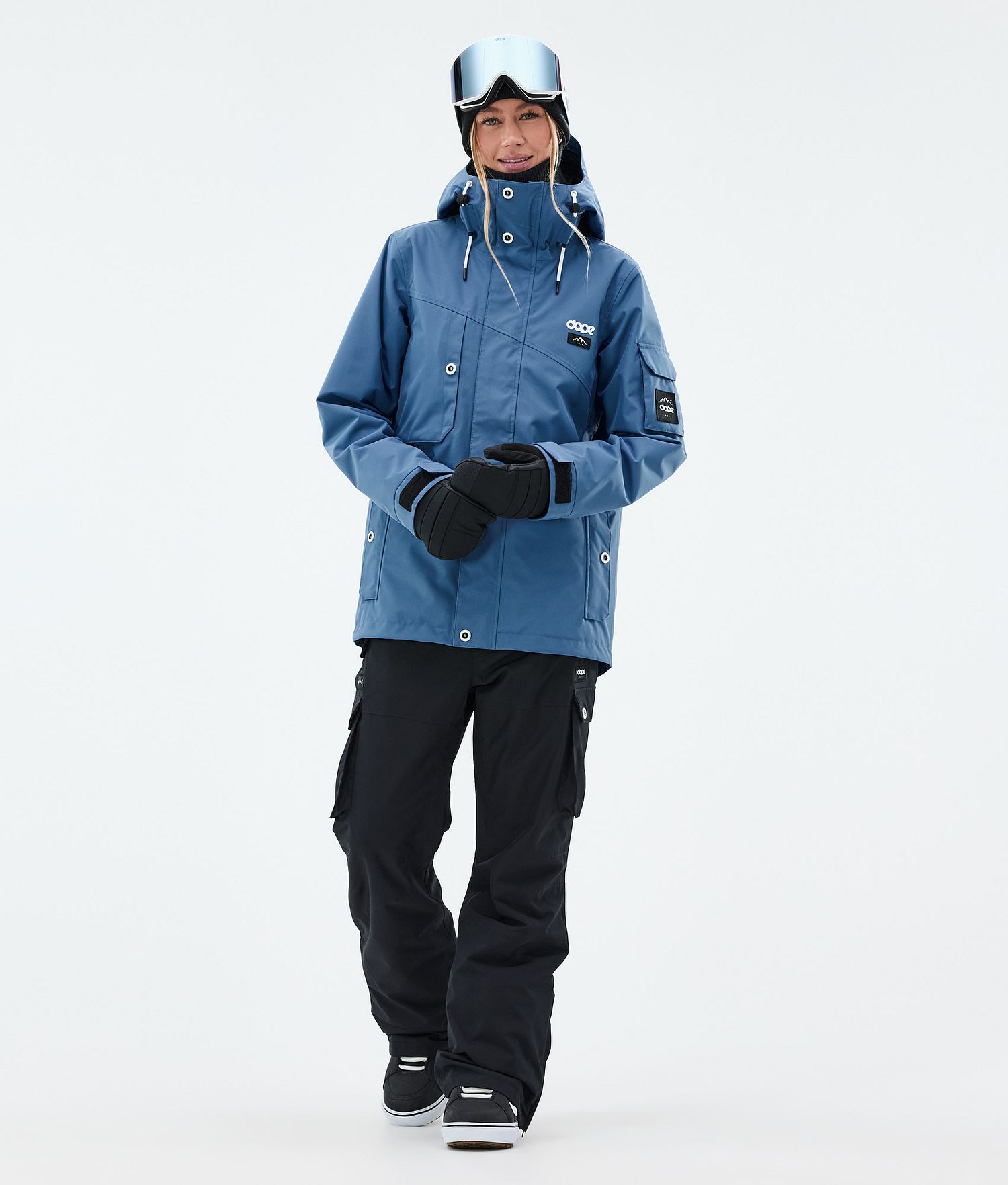 Dope Adept W Snowboard Jacket Femme Bleu Acier