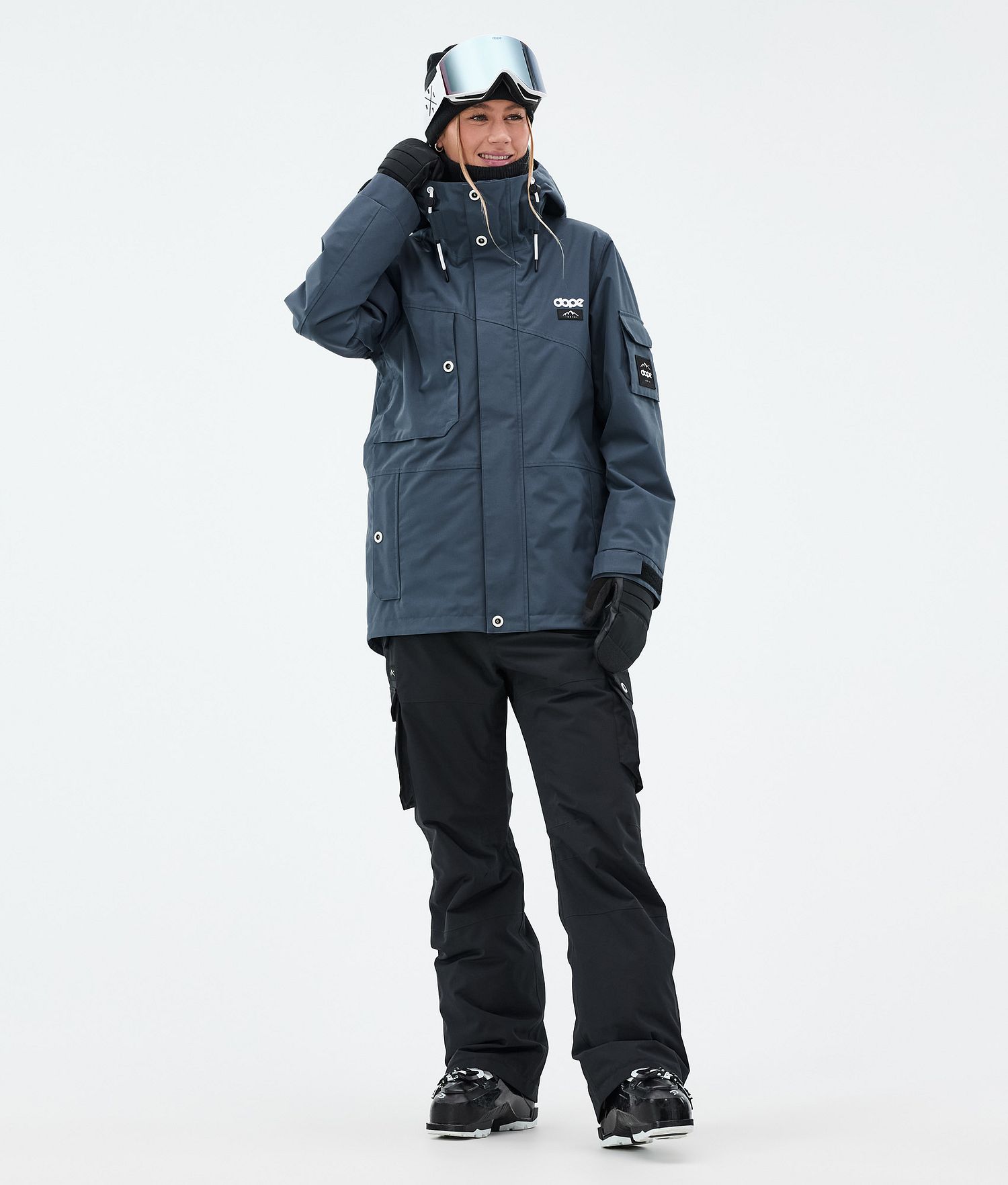 Dope Adept W Ski Jacket Femme Bleu Métallique
