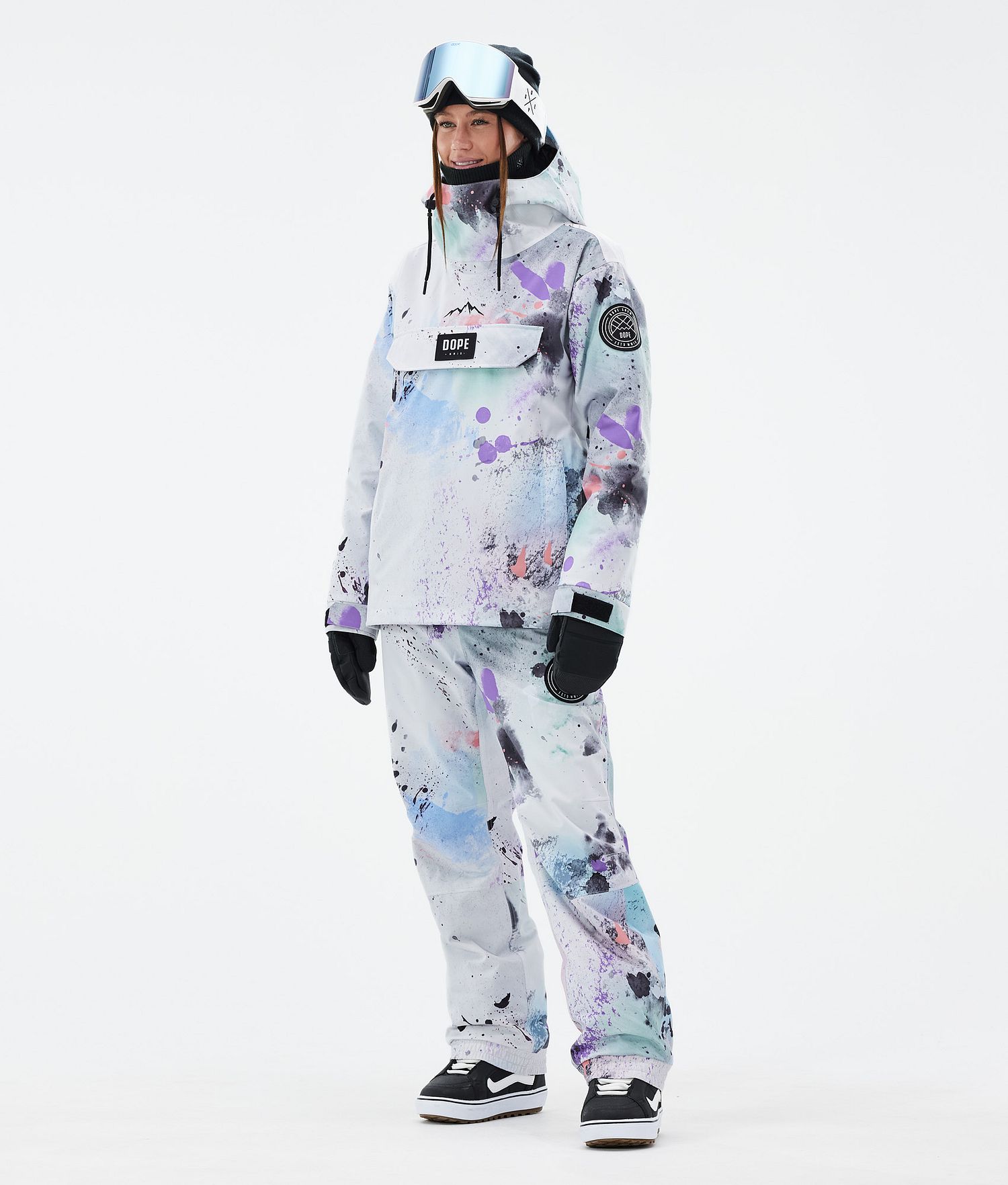 Pantalons de snowboard Dope Blizzard W 2024 pour femmes Palette