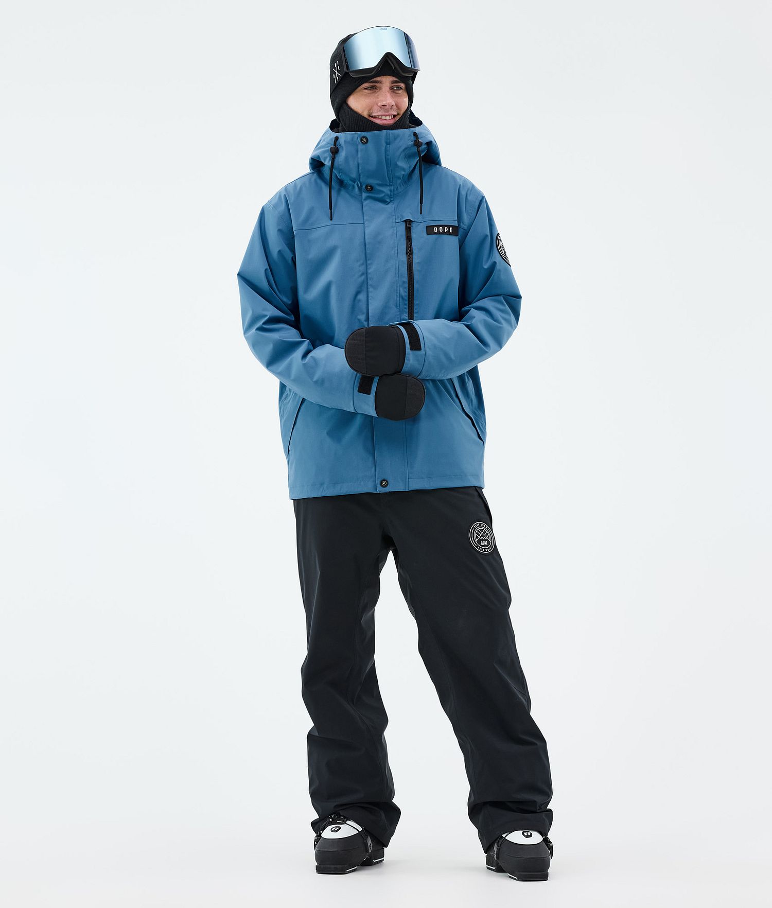 Dope Blizzard Veste de Ski à Fermeture Éclair Intégrale Homme Bleu Acier