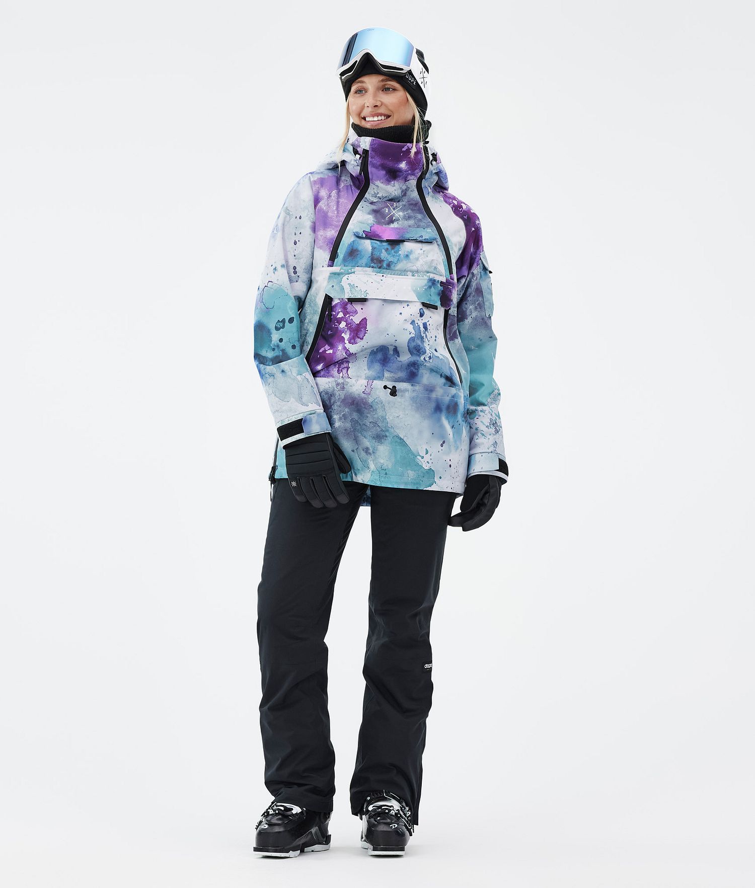 Dope Akin W Ski Jacket Femme Spray Green Grape