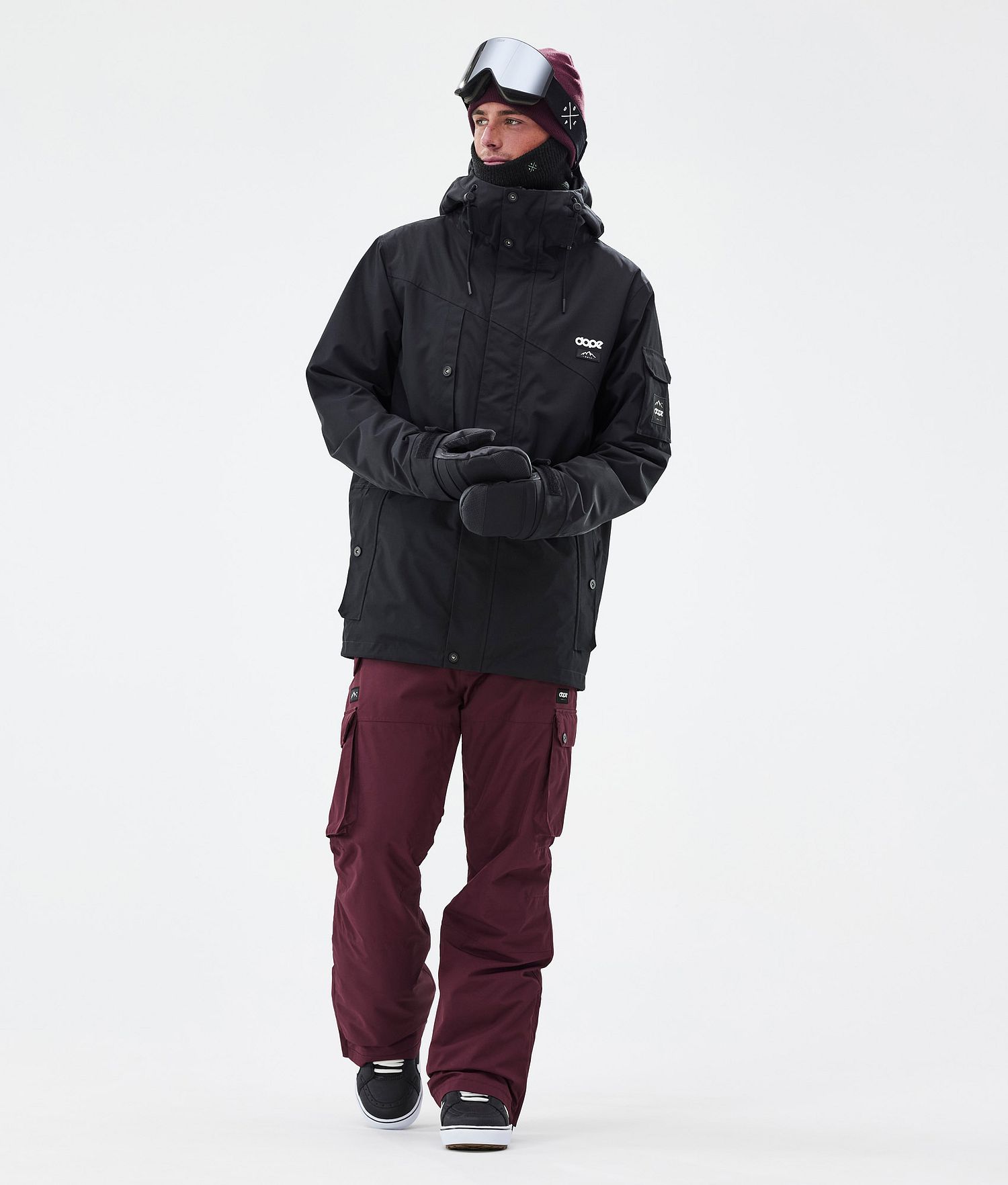 Pantalons de snowboard Iconic Dope Homme Don Burgundy
