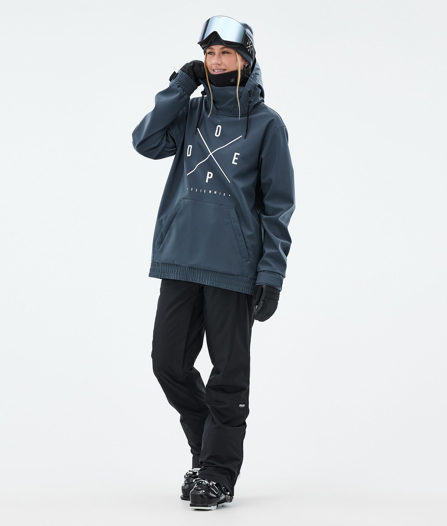 Dope Yeti W Ski Jacket Femme 2X-Up Bleu Métallique