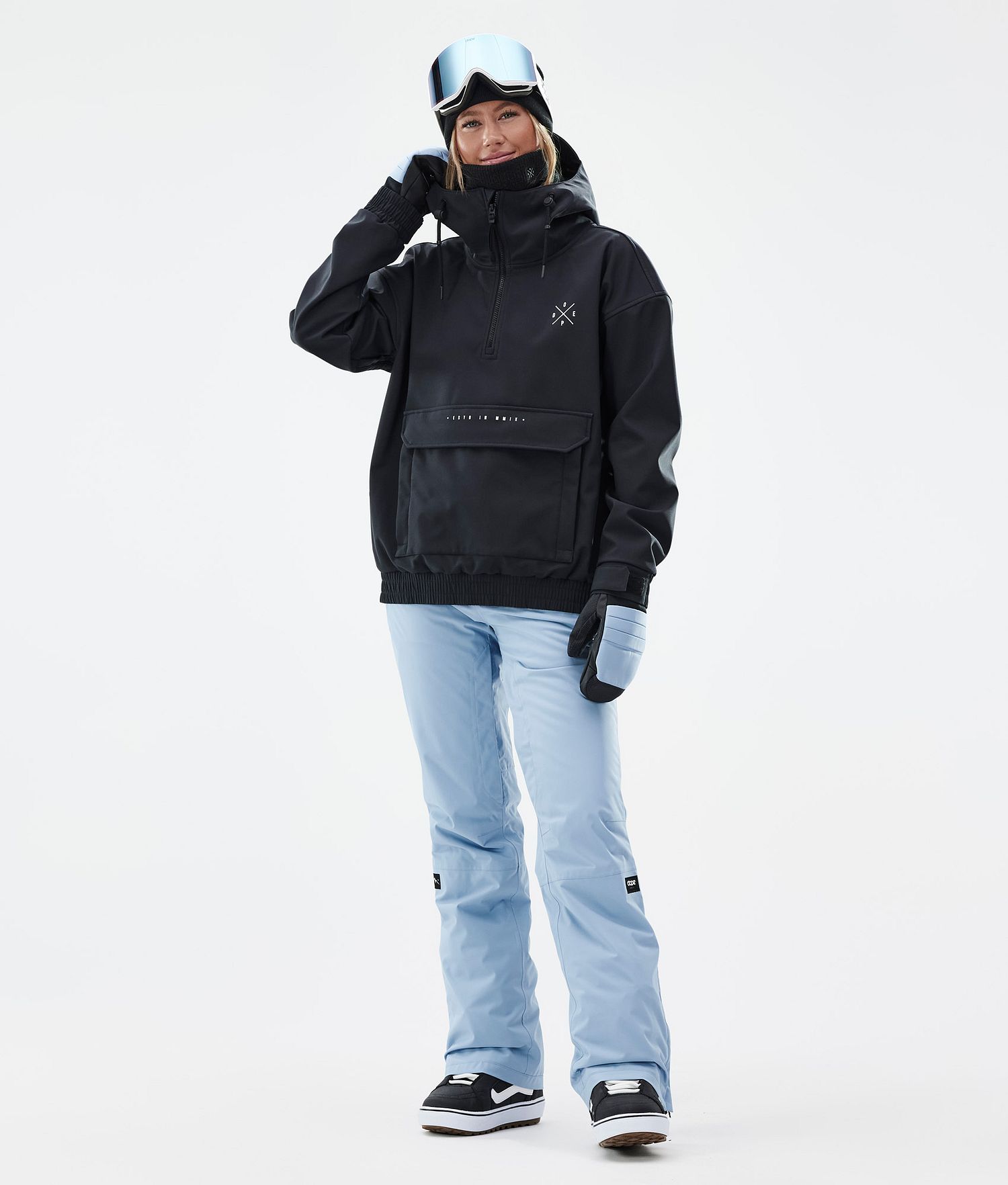 Pantalons de snowboard Dope Con Femme Bleu Clair