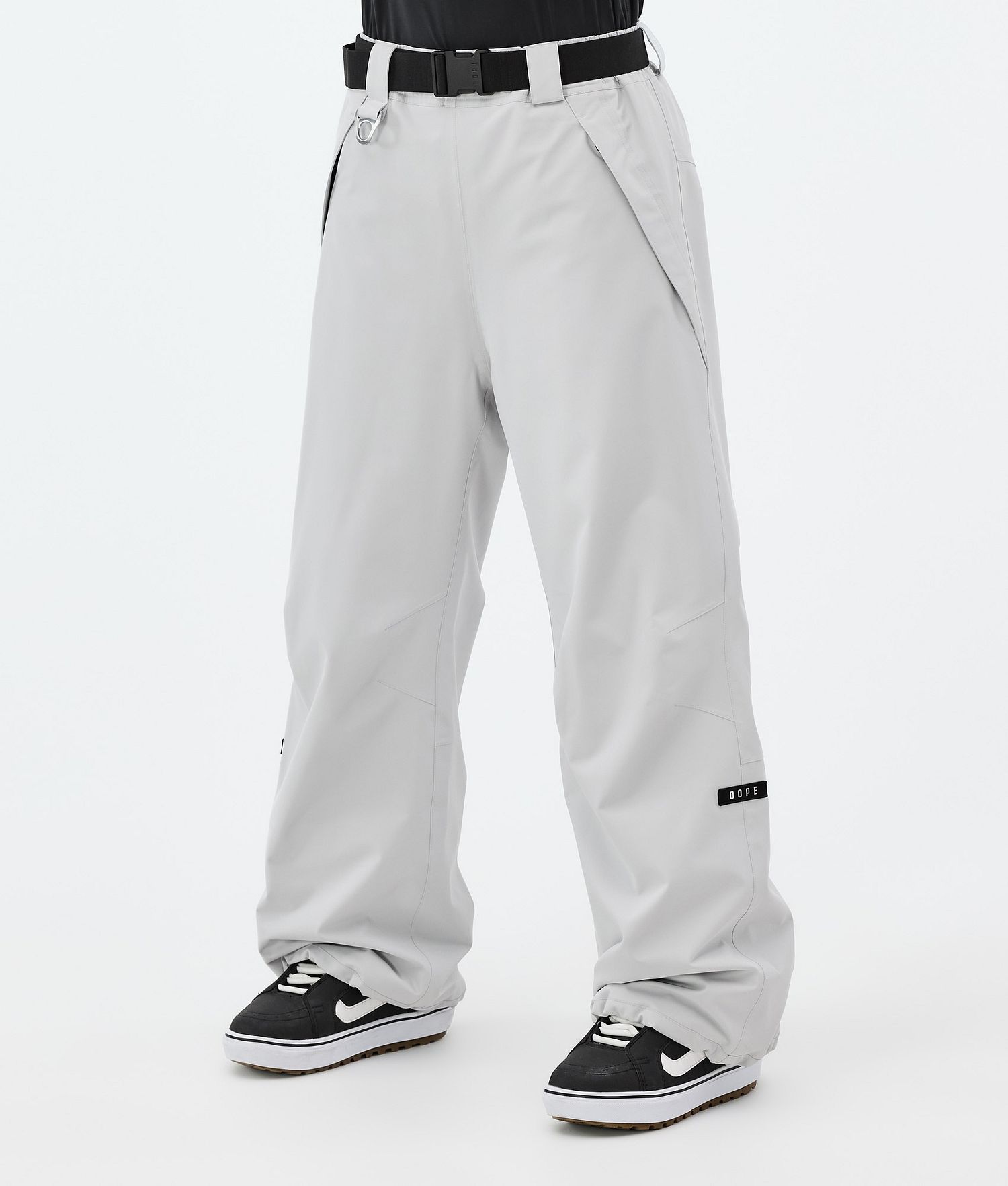 Pantalons de snowboard Dope Big W Femme Gris Clair