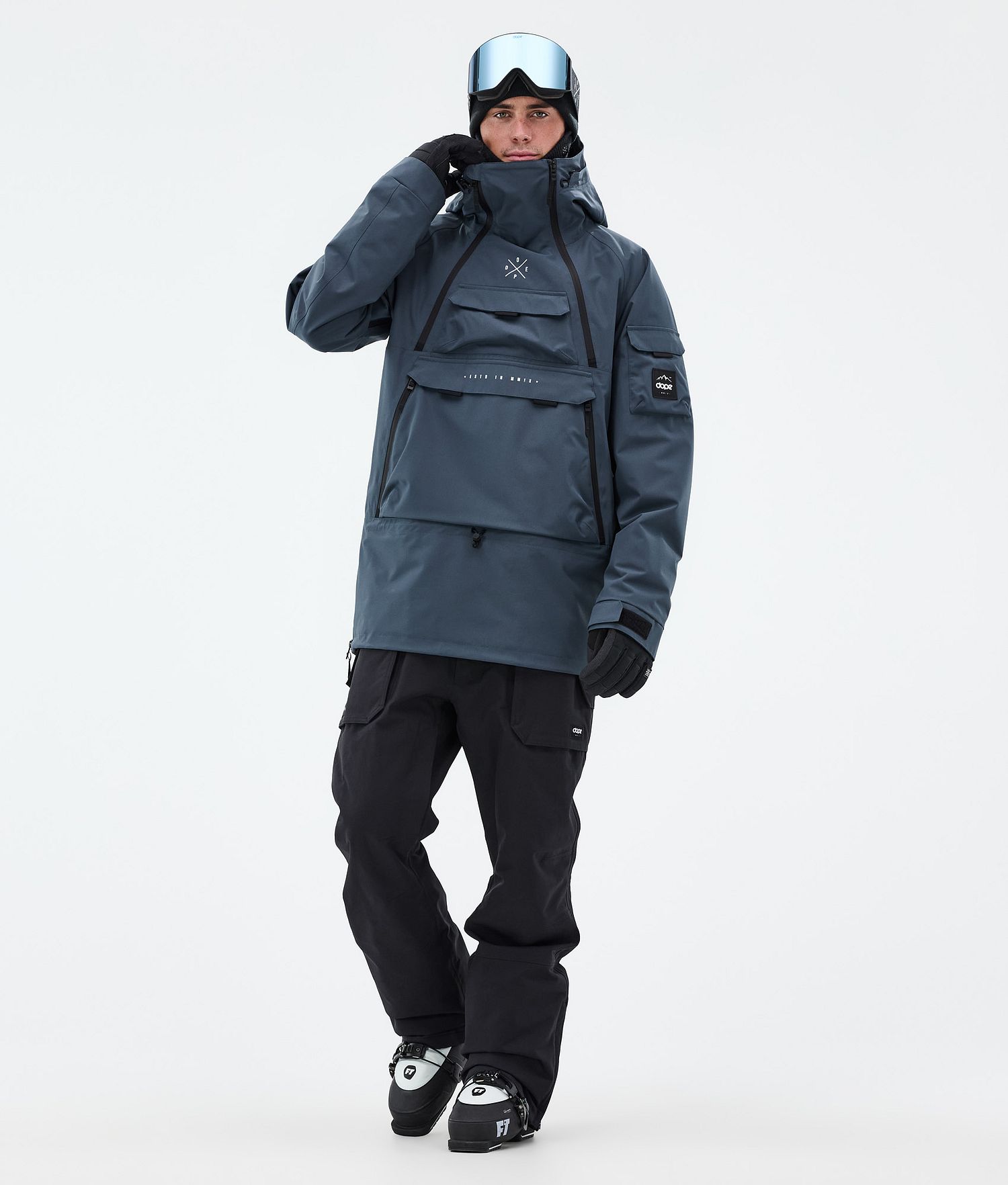 Dope Akin Veste de Ski Homme Bleu Métallique