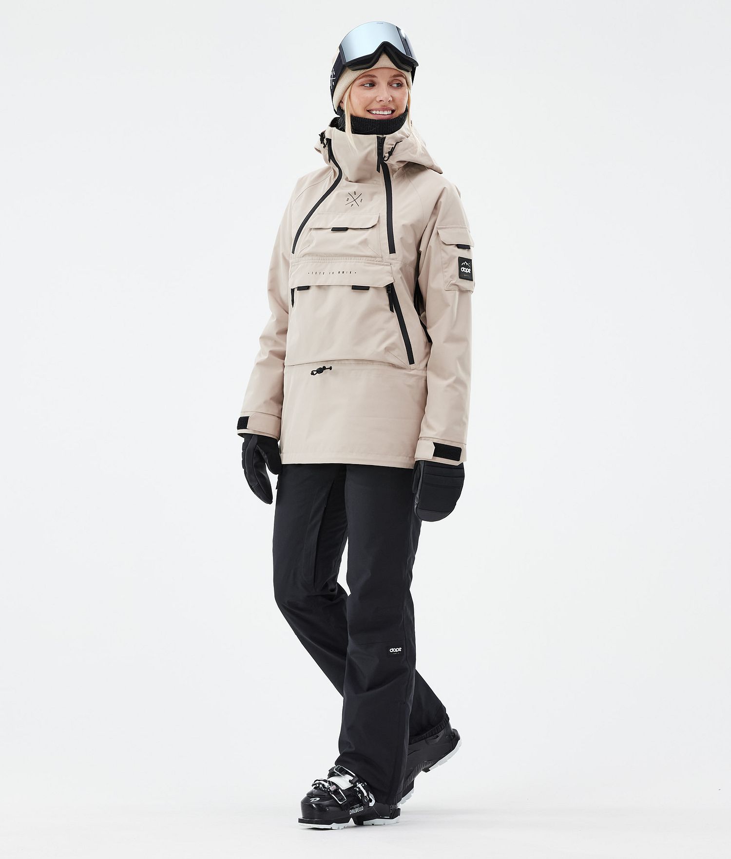 Dope Akin W Ski Jacket Femme Sable