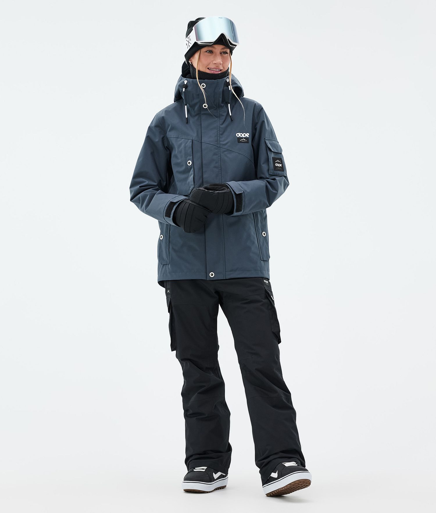 Dope Adept W Snowboard Jacket Femme Bleu Métal