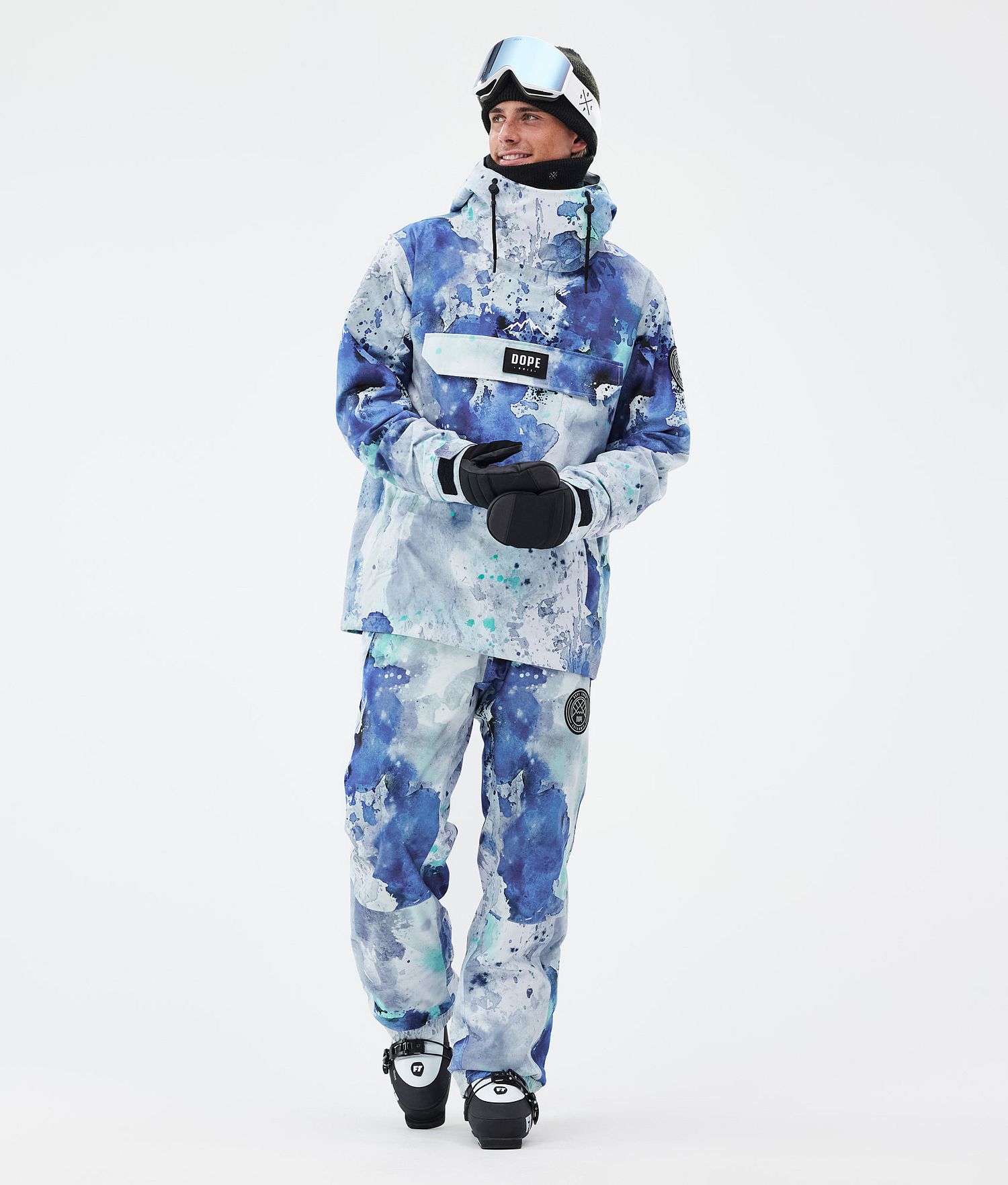 Pantalons de ski Dope Blizzard Homme Spray Blue Green