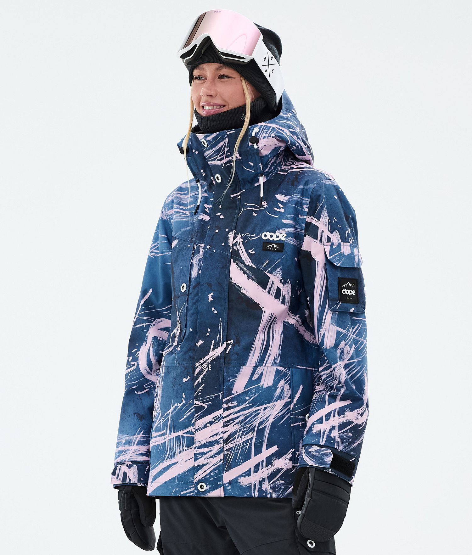 Dope Adept W Snowboard Jacket Femme Carvings Pink