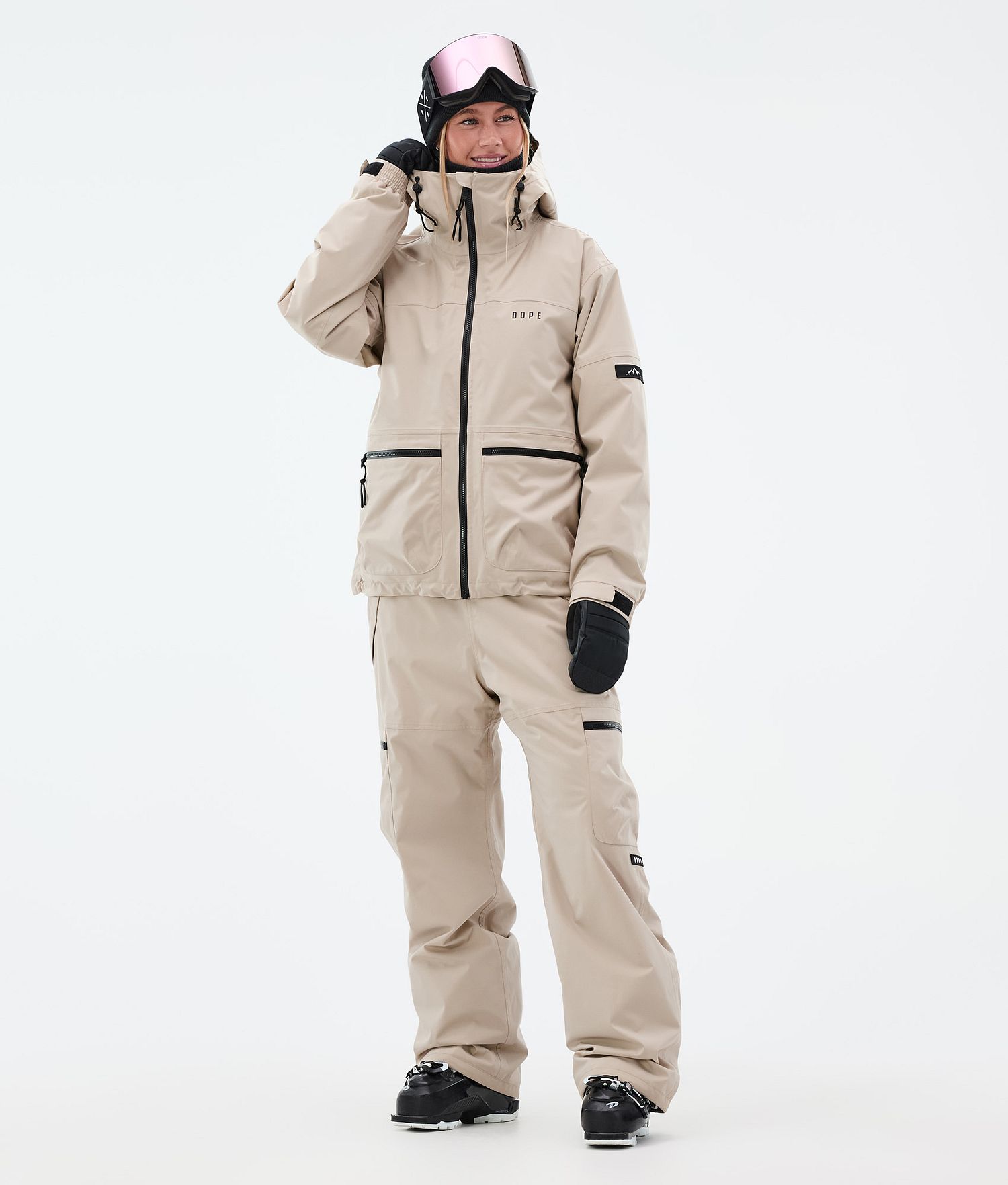 Dope Vertex W Ski Jacket Femme Sable