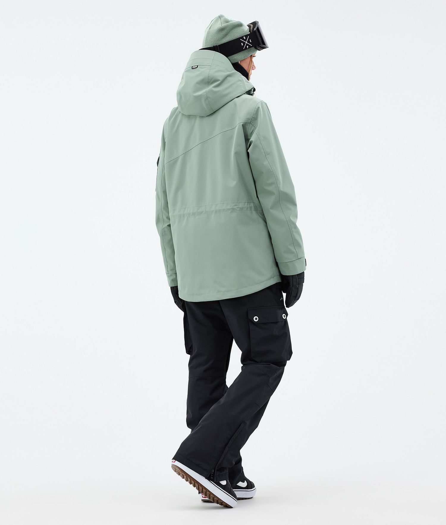 Dope Adept W Snowboard Jacket Femme Vert Foncé