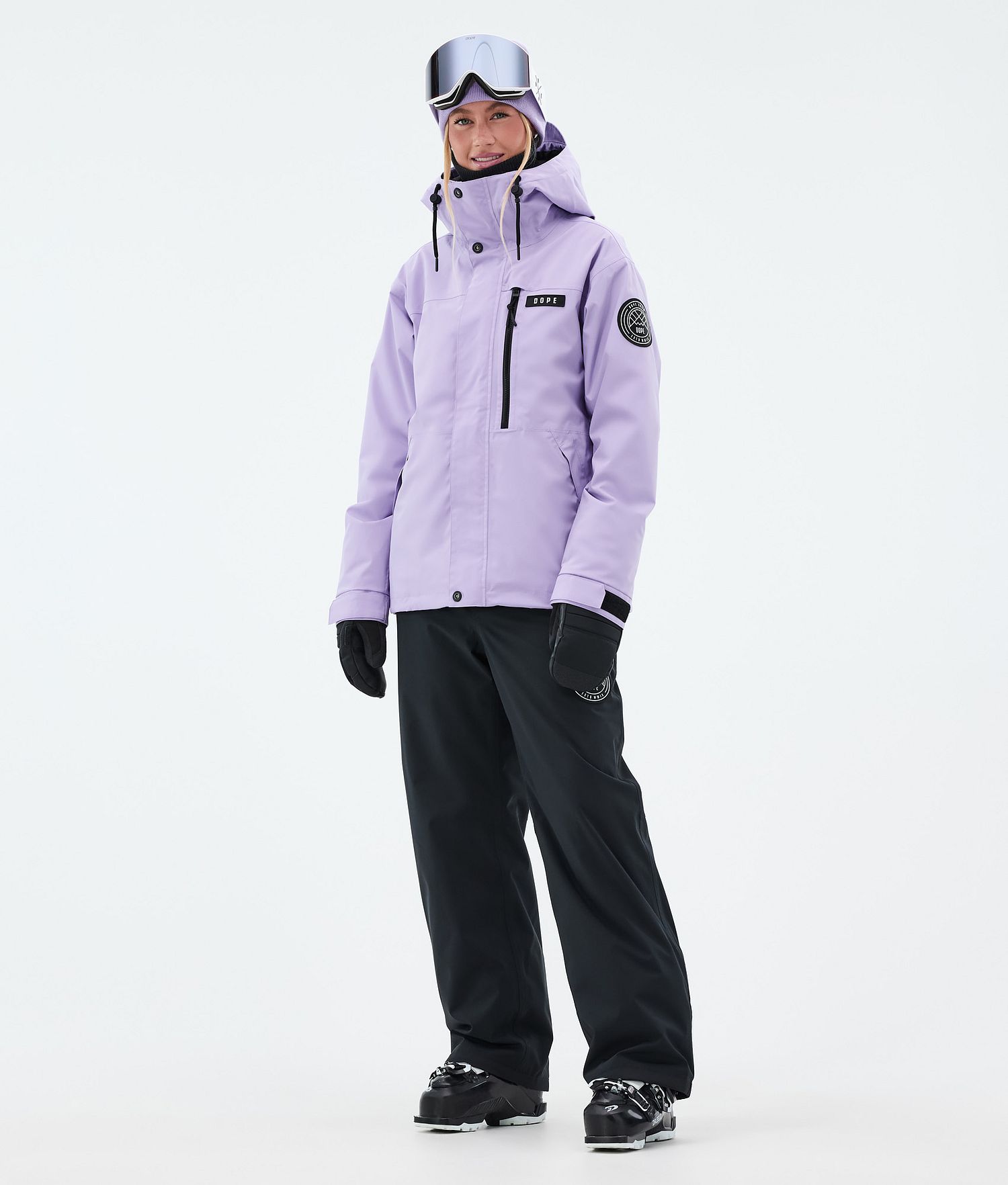 Dope Blizzard W Full Zip Ski Jacket Femme Violet Foncé