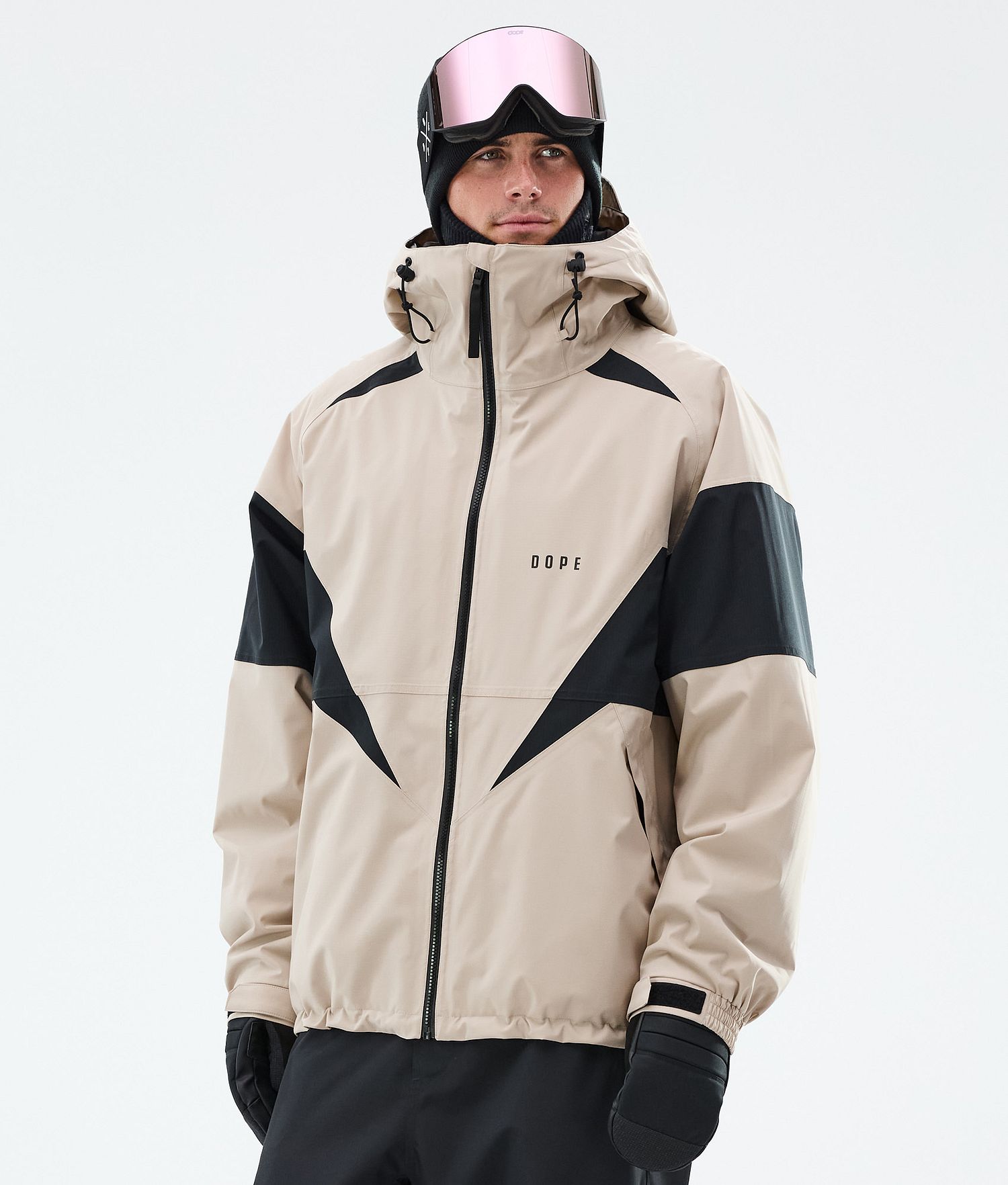 Dope Spartan Spike Ski Jacket Homme Sable/Noir
