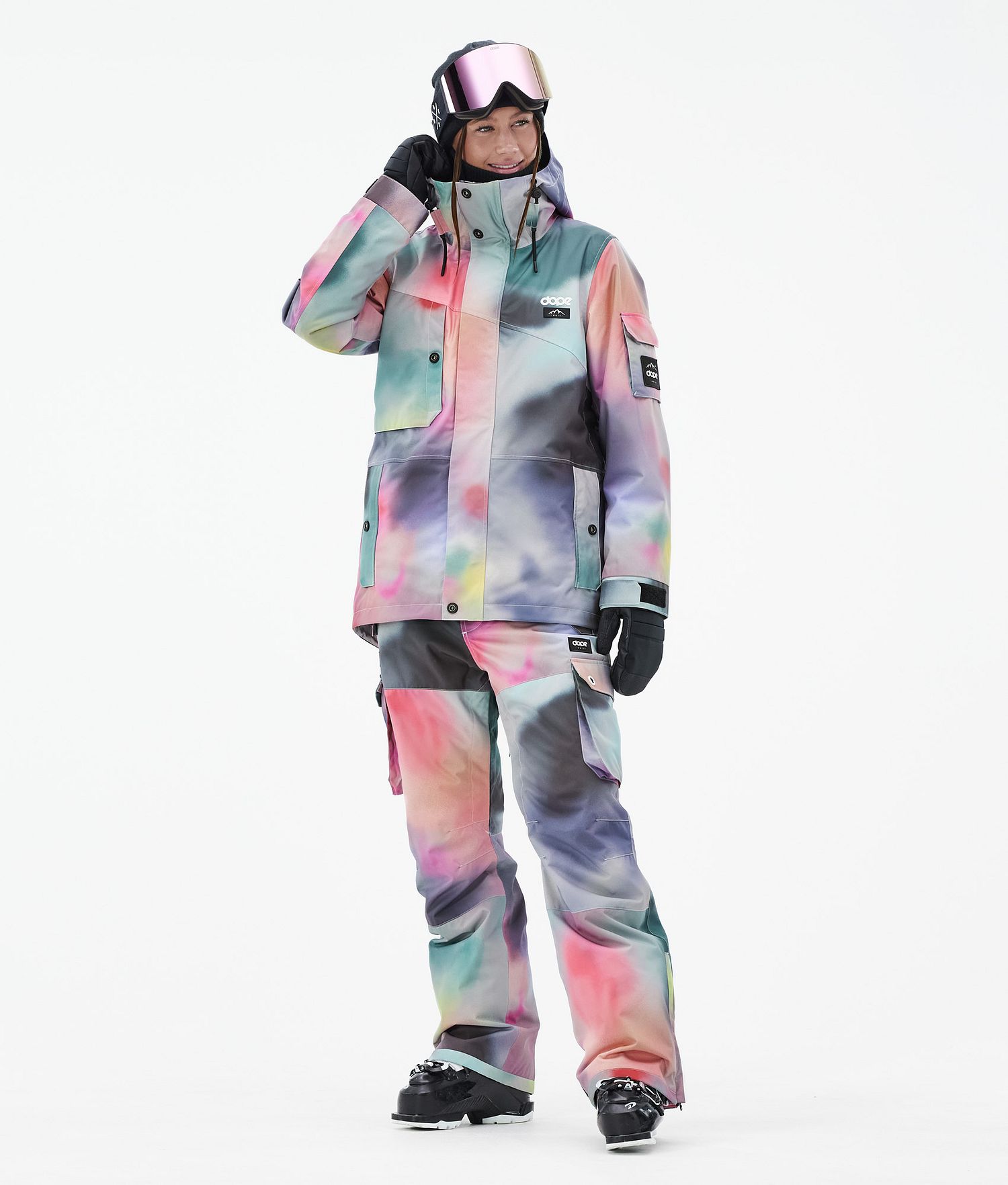 Pantalons de ski Dope Iconic W Femme Aurora