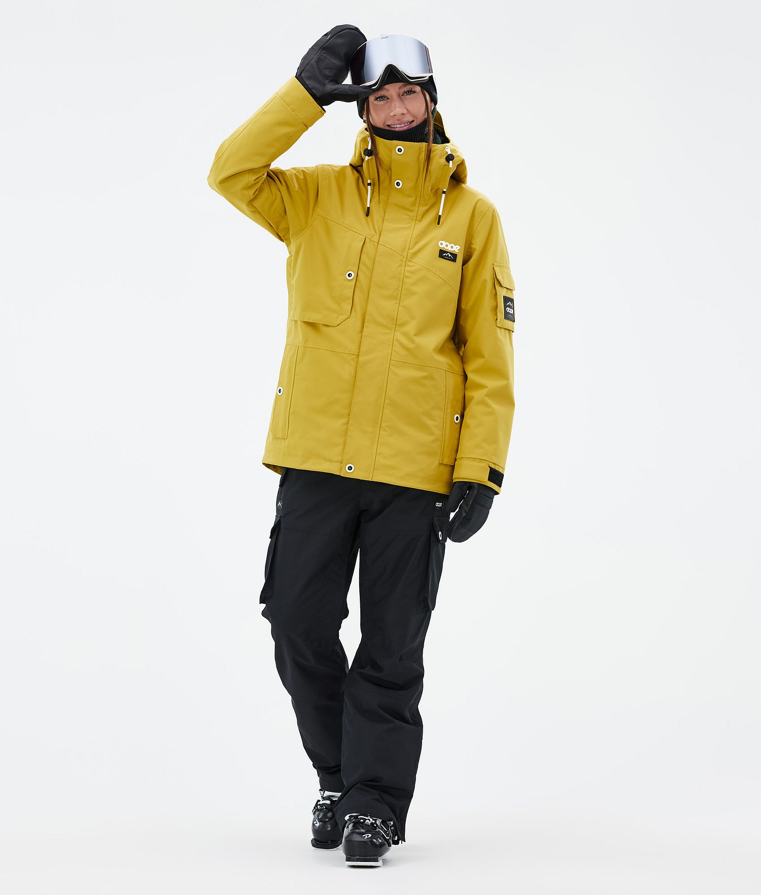 Dope Adept W Ski Jacket Femme Jaune