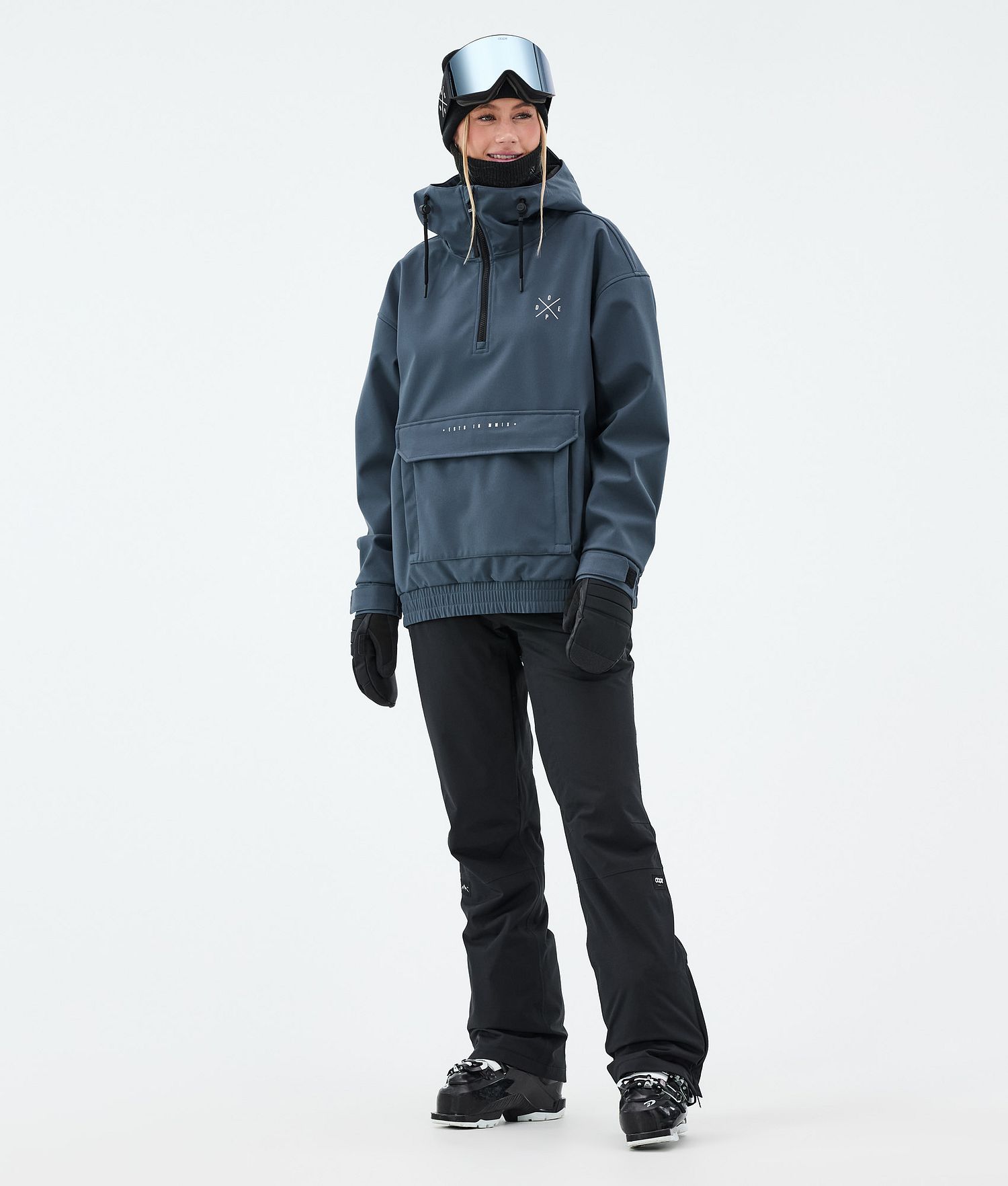 Dope Cyclone W Ski Jacket Femme Bleu Métallique