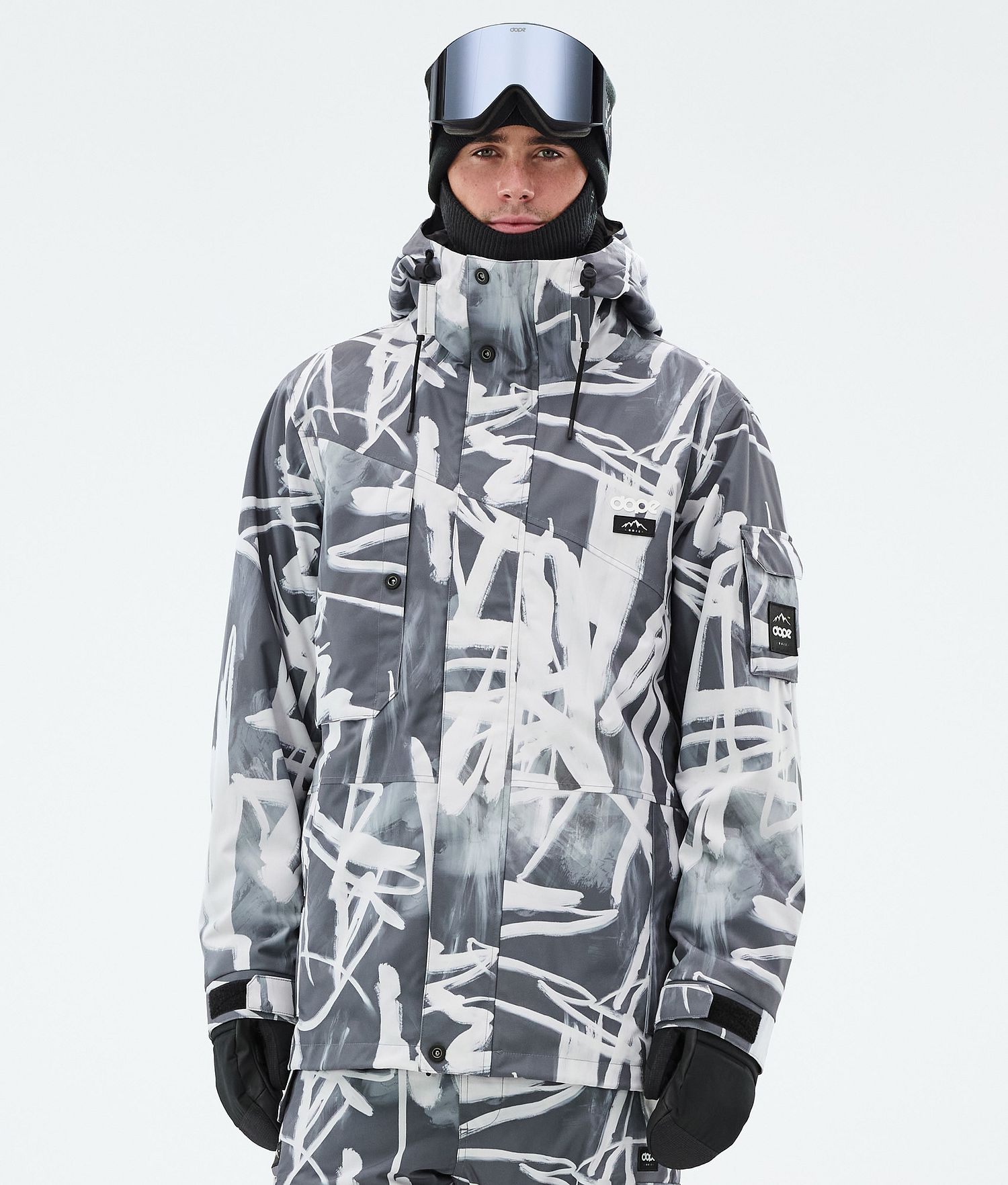 Veste de ski Dope Adept Homme Scribble Black