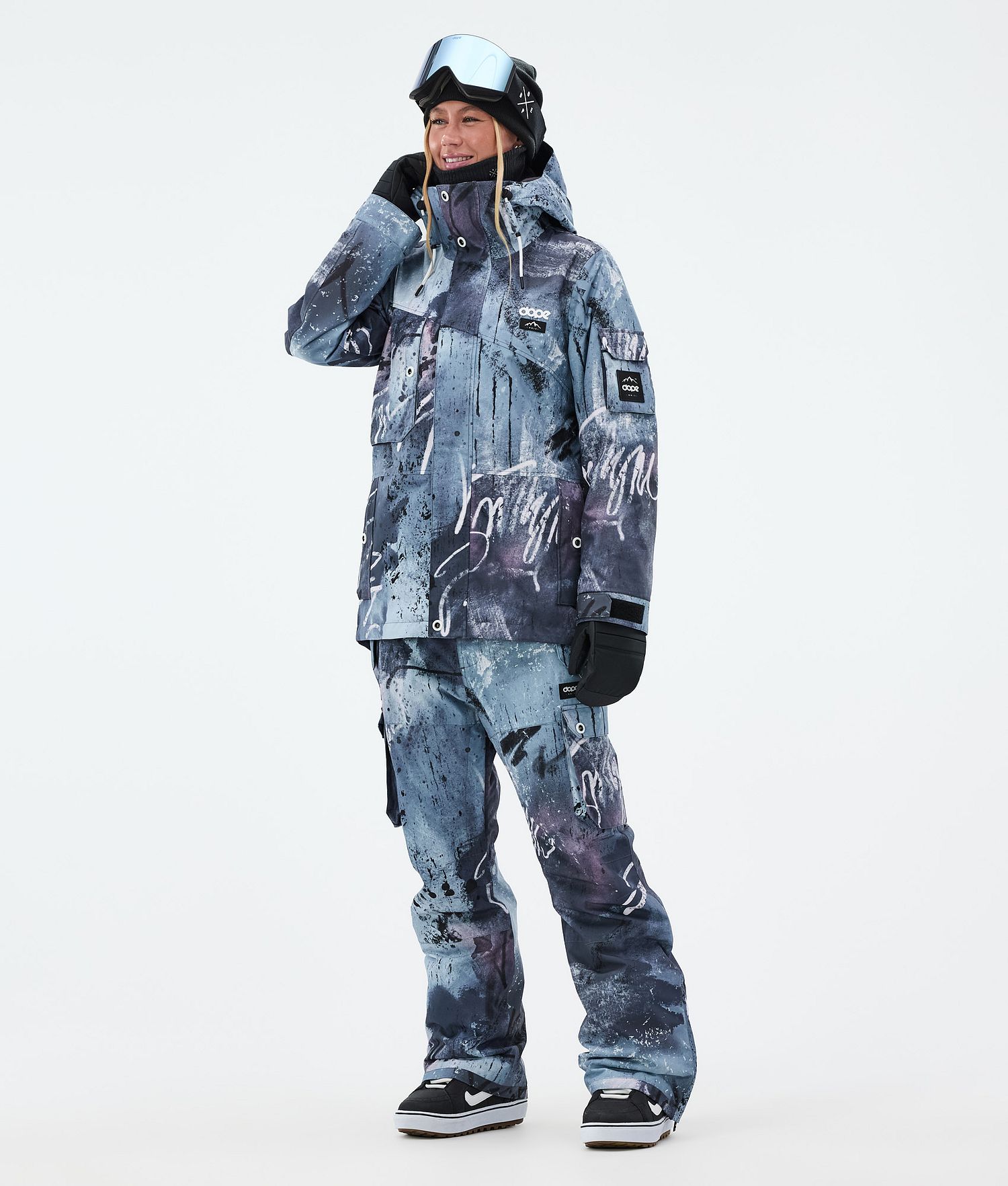 Dope Adept W Snowboard Jacket Femme Punk Blue