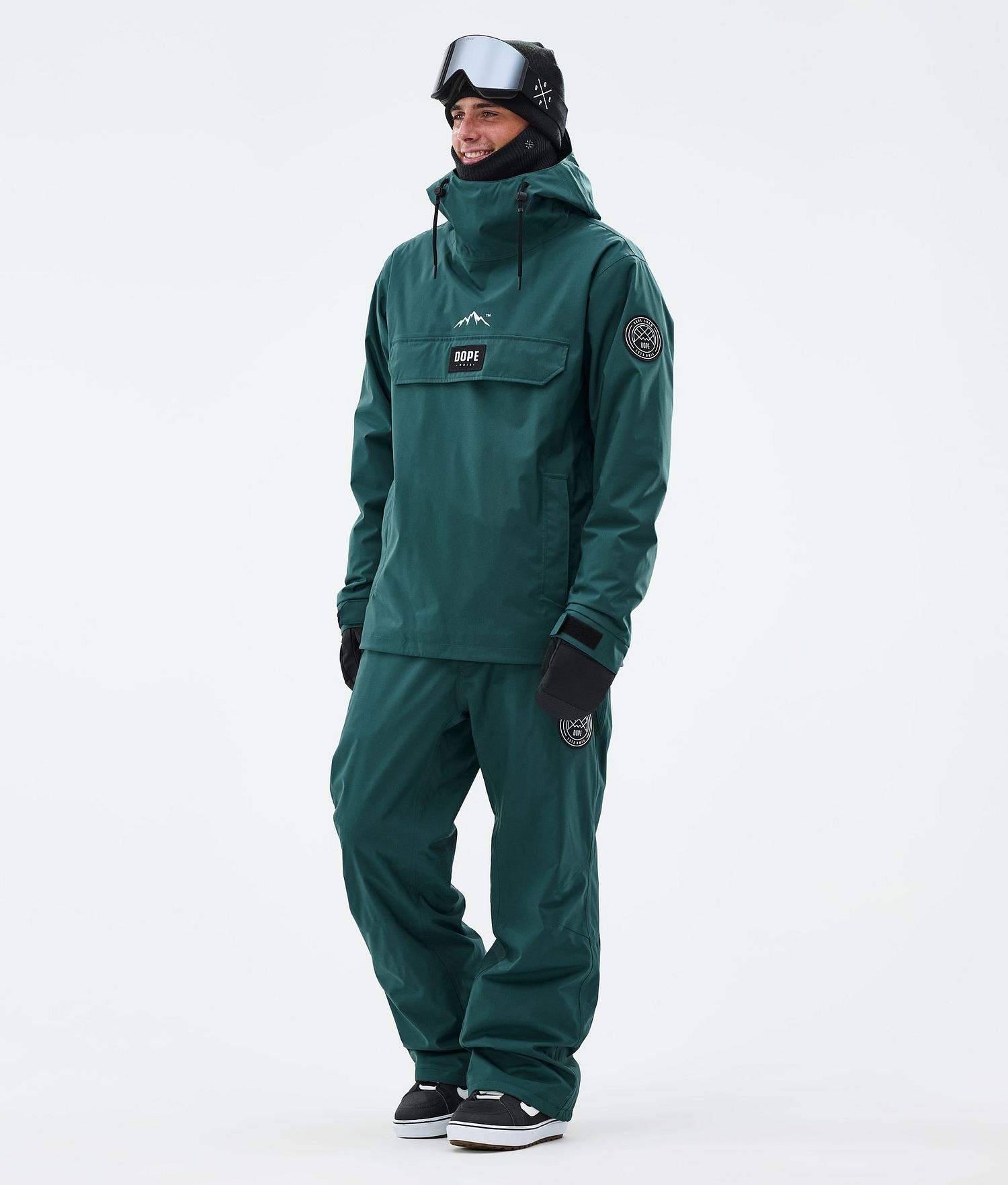 Pantalons de snowboard Dope Blizzard Homme Vert bouteille