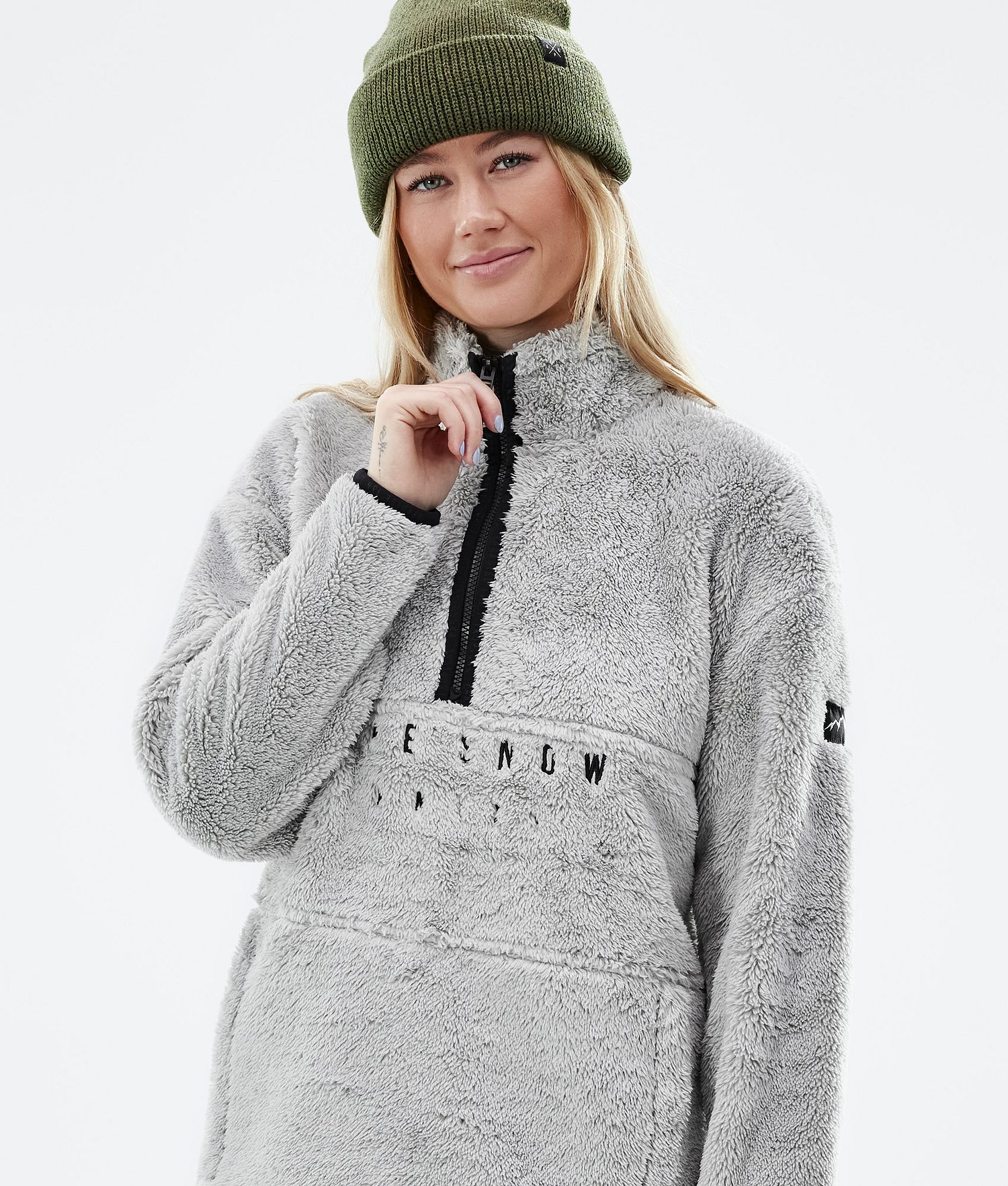 Pull-over en polaire Dope Pile W 22 Femme Gris clair
