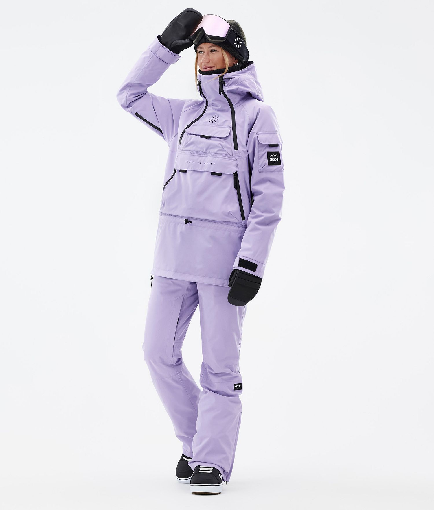 Dope Akin W Snowboard Jacket Femme Violet Foncé