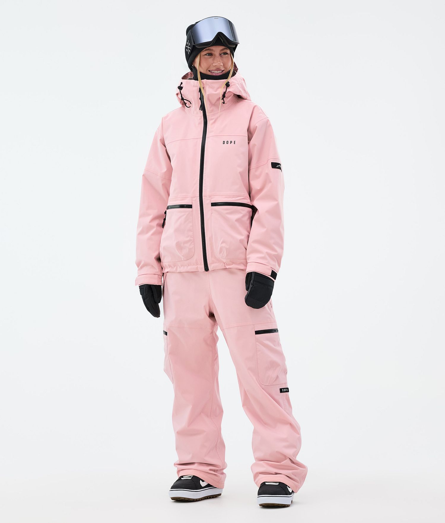 Dope Vertex W Snowboard Jacket Femme Rose Doux