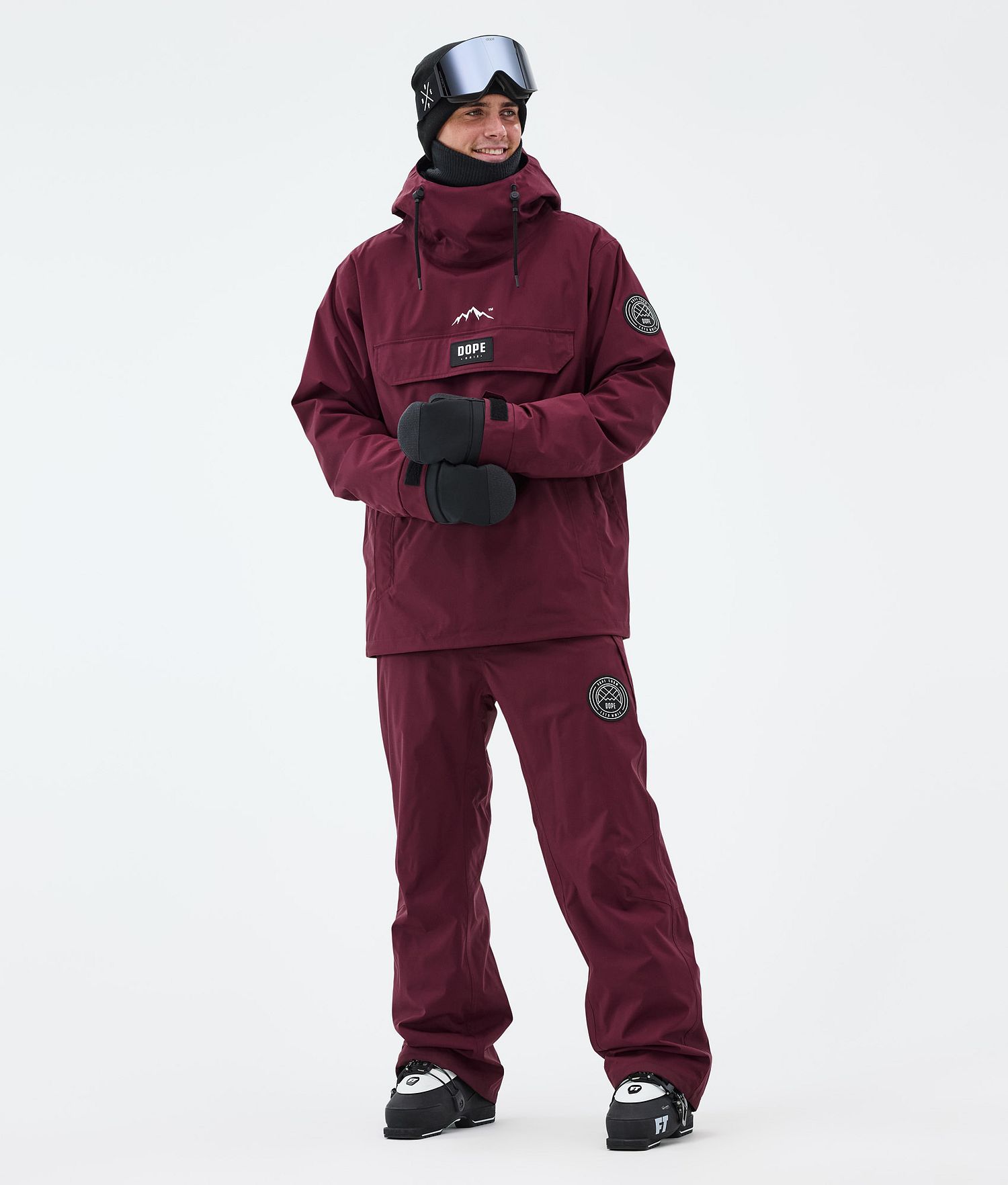 Pantalons de ski Dope Blizzard Homme Bourgogne