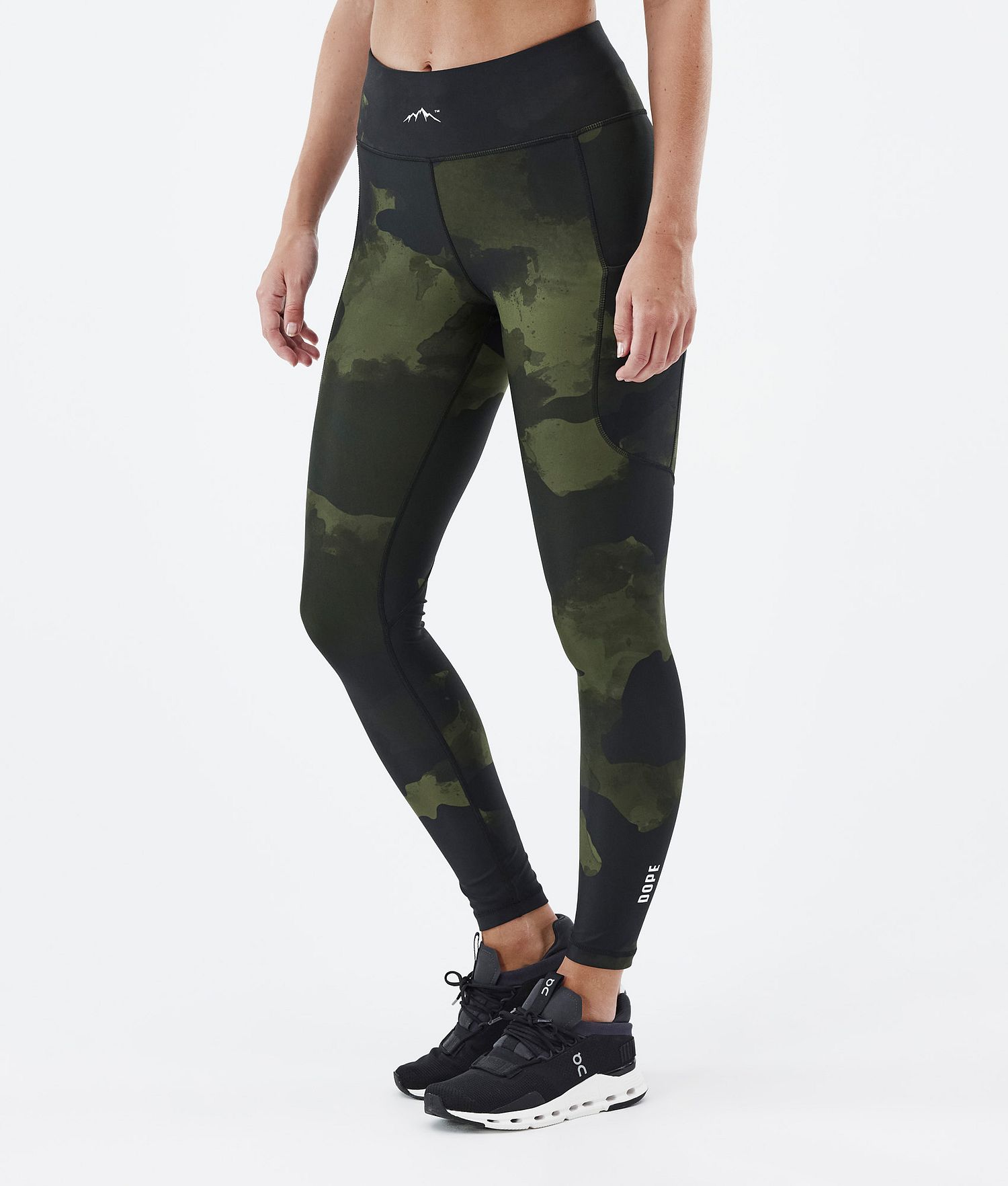 Leggings techniques Dope Lofty Femme Vert Camo