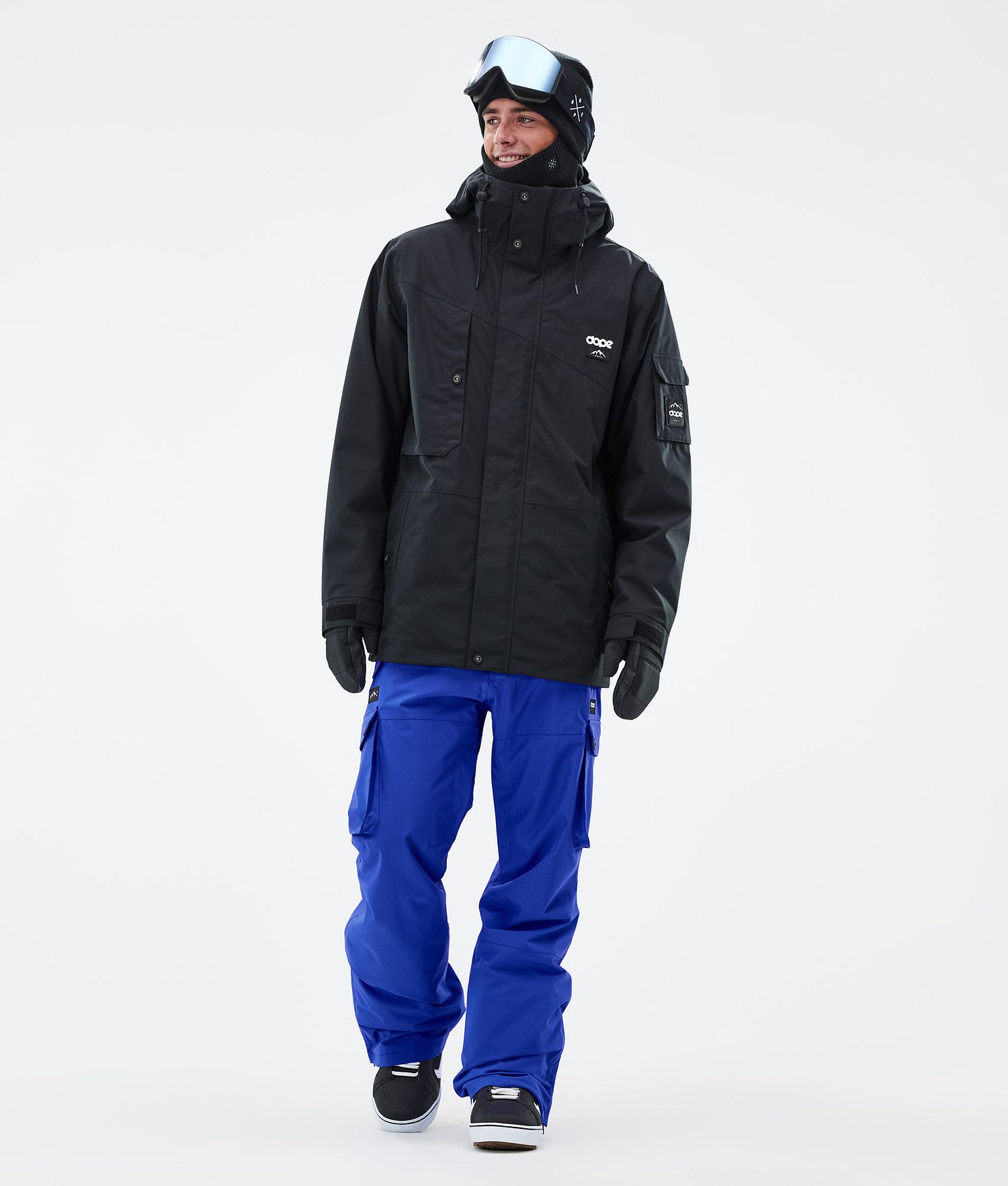 Pantalons de snowboard iconiques pour homme, bleu cobalt