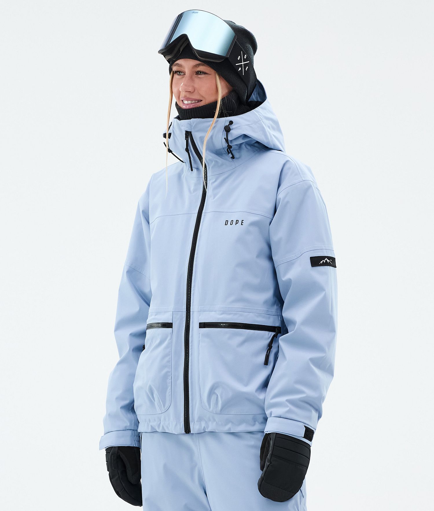 Dope Vertex W Snowboard Jacket Femme Bleu Clair