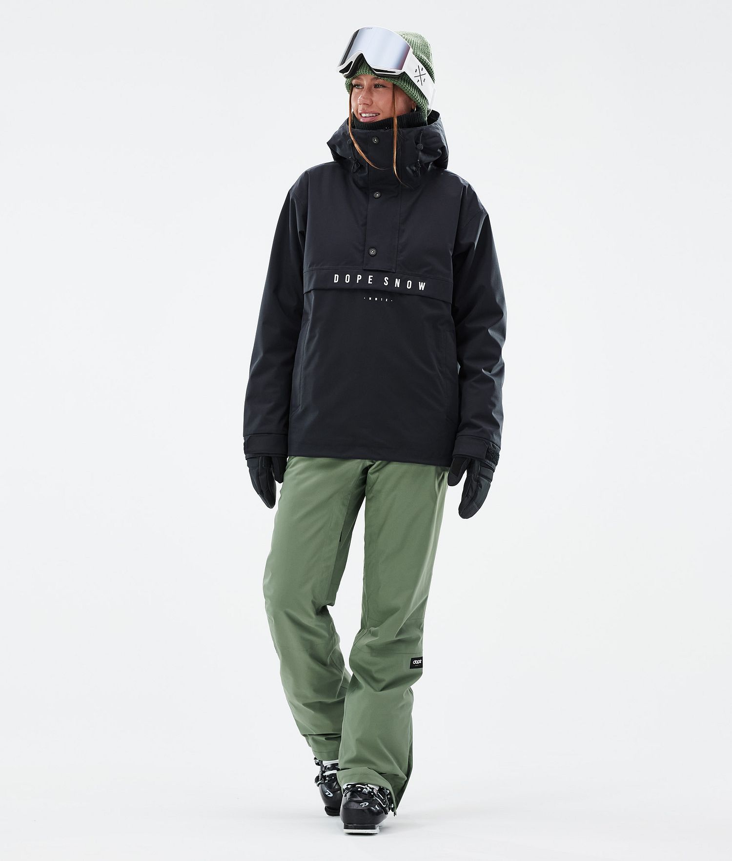 Pantalon de ski Dope Con W Moss Green