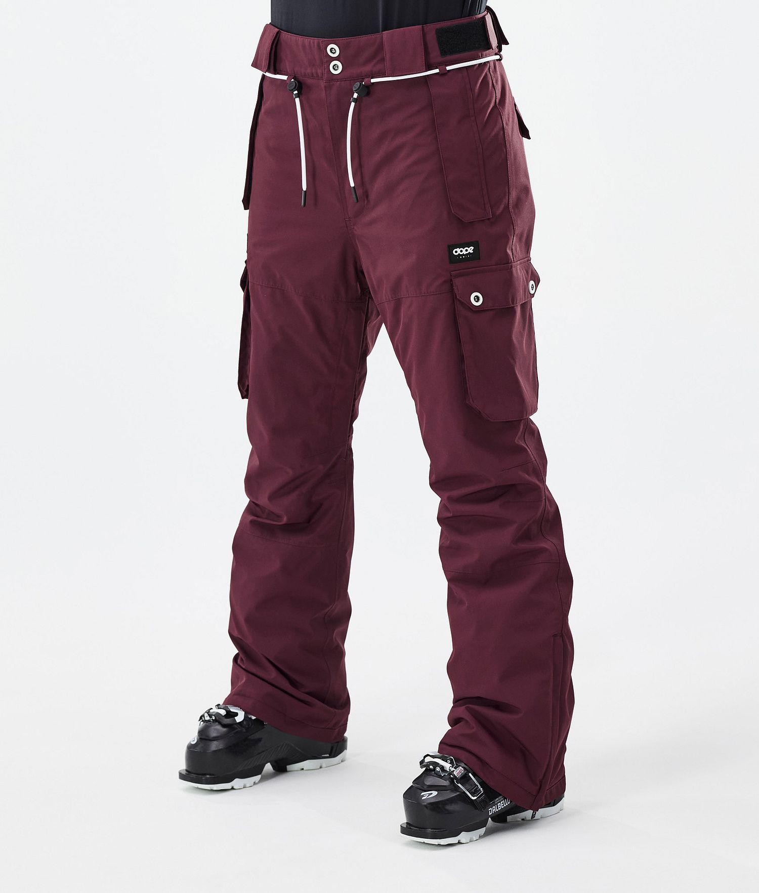 Pantalons de ski Dope Iconic W Femme Bourgogne