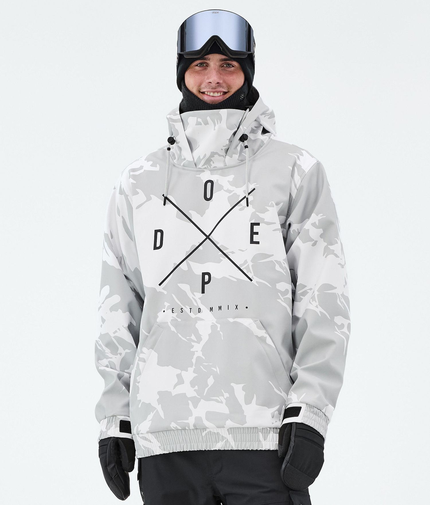 Dope Yeti Ski Jacket Homme 2X-Up Gris Camo