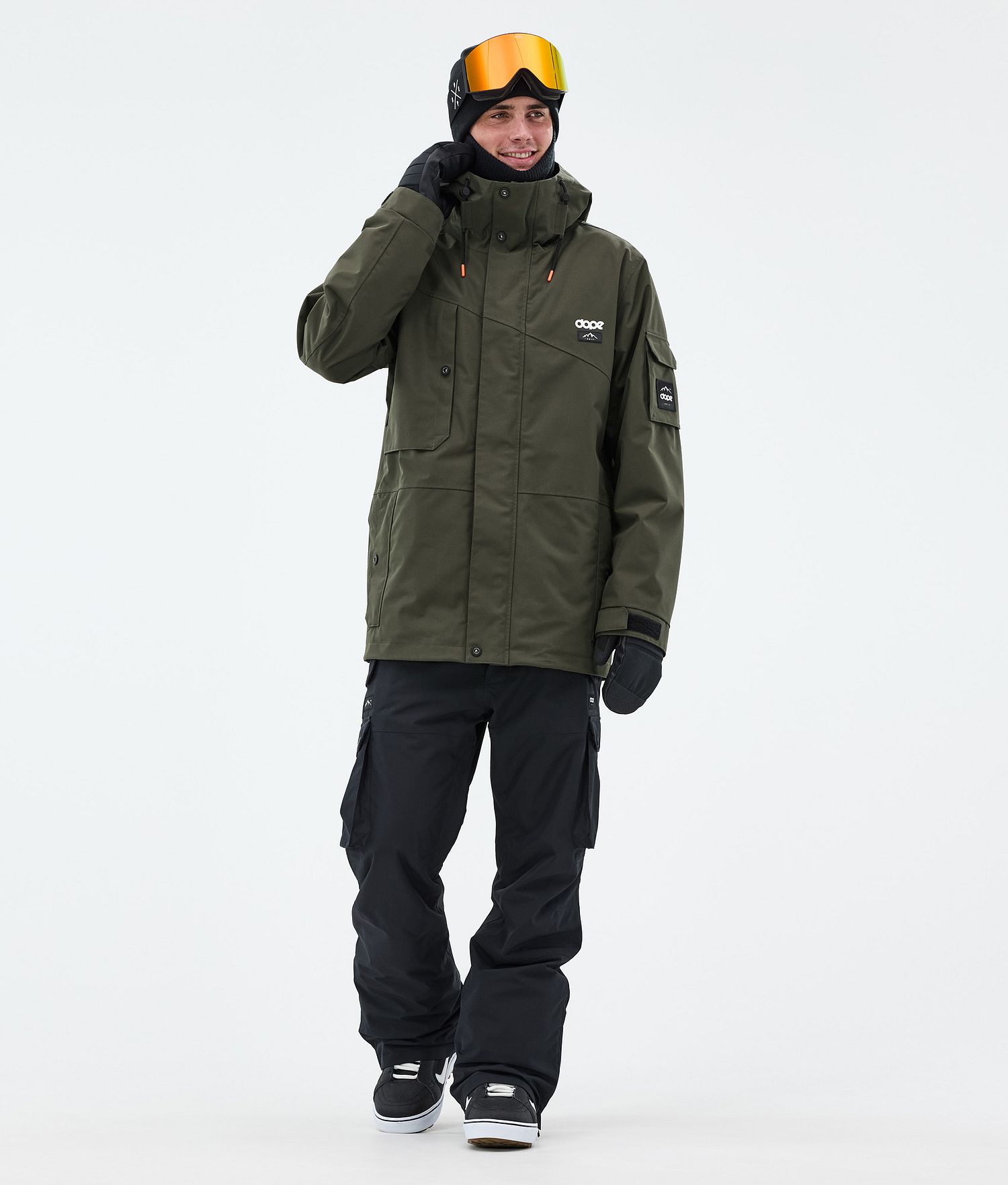 Dope Adept Veste de Snowboard Homme Olive Vert
