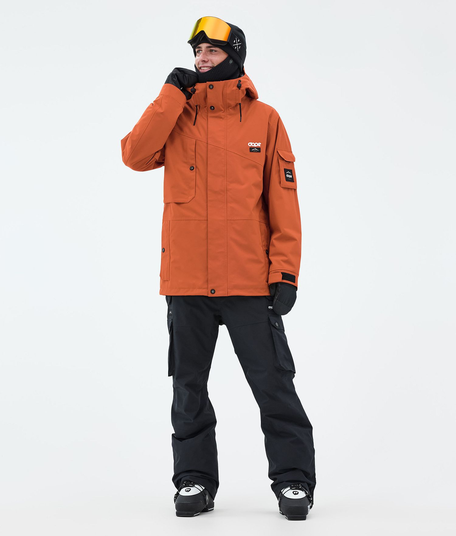 Veste de ski Dope Adept Homme Orange Brûlé