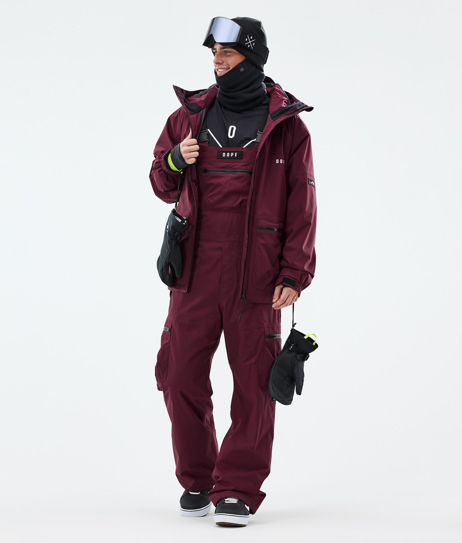 Pantalons de snowboard Dope Vertex Homme Bordeaux