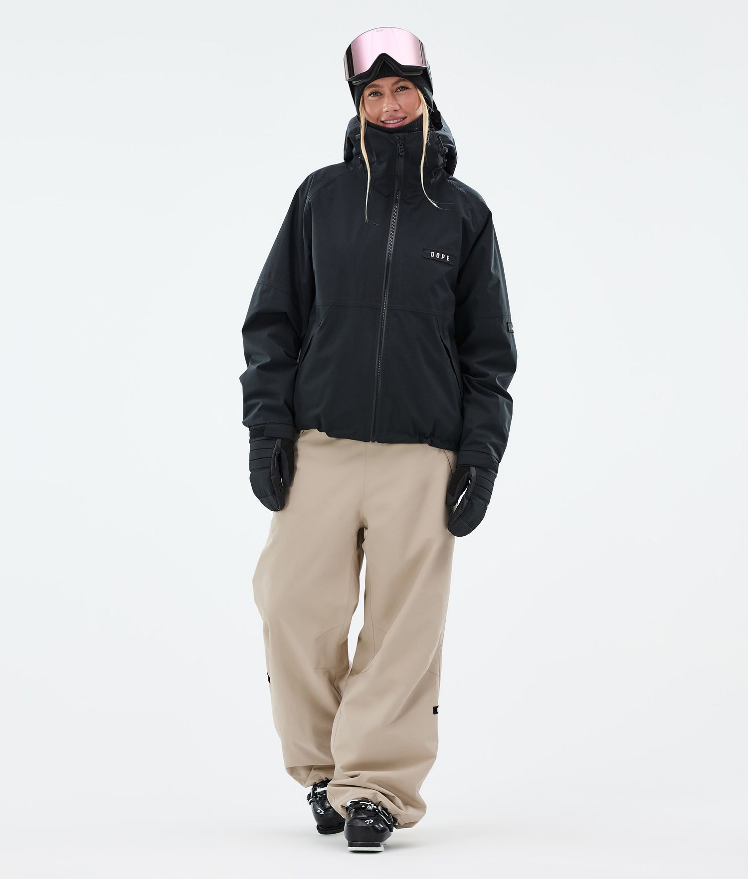 Pantalons de ski Dope Big W pour femmes Sand
