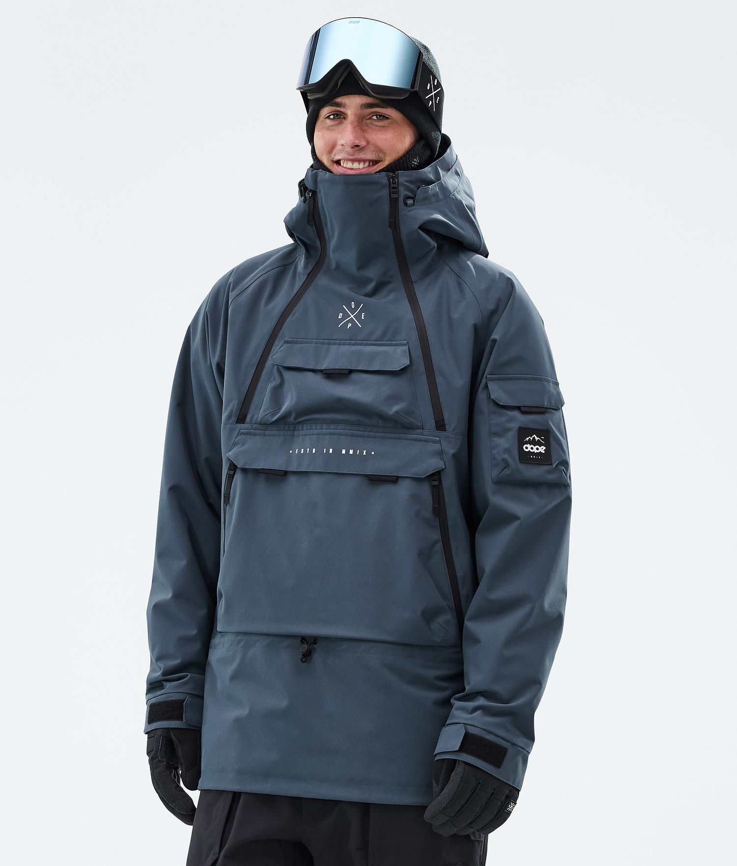 Dope Akin Veste de Ski Homme Bleu Métallique